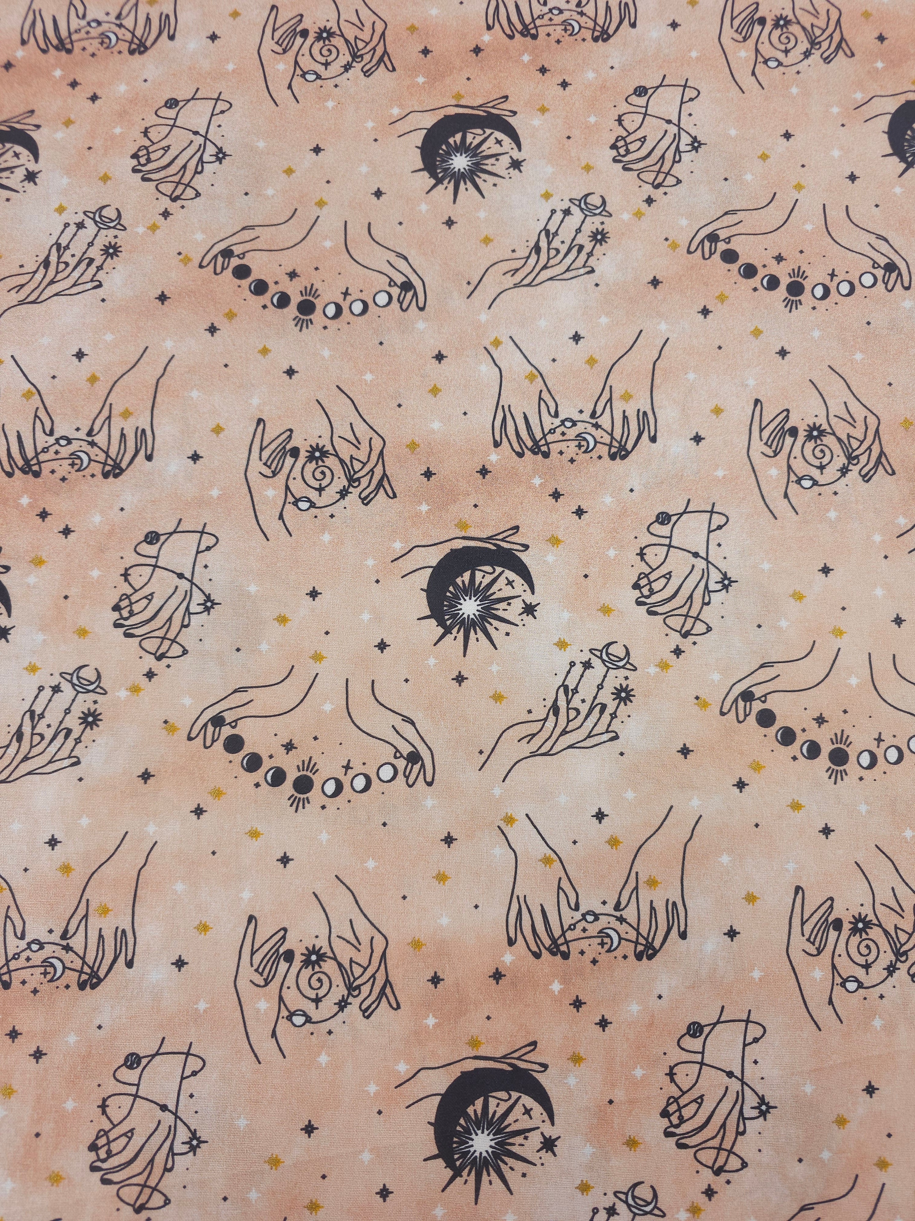 Mystic Moon Phases 100% Cotton