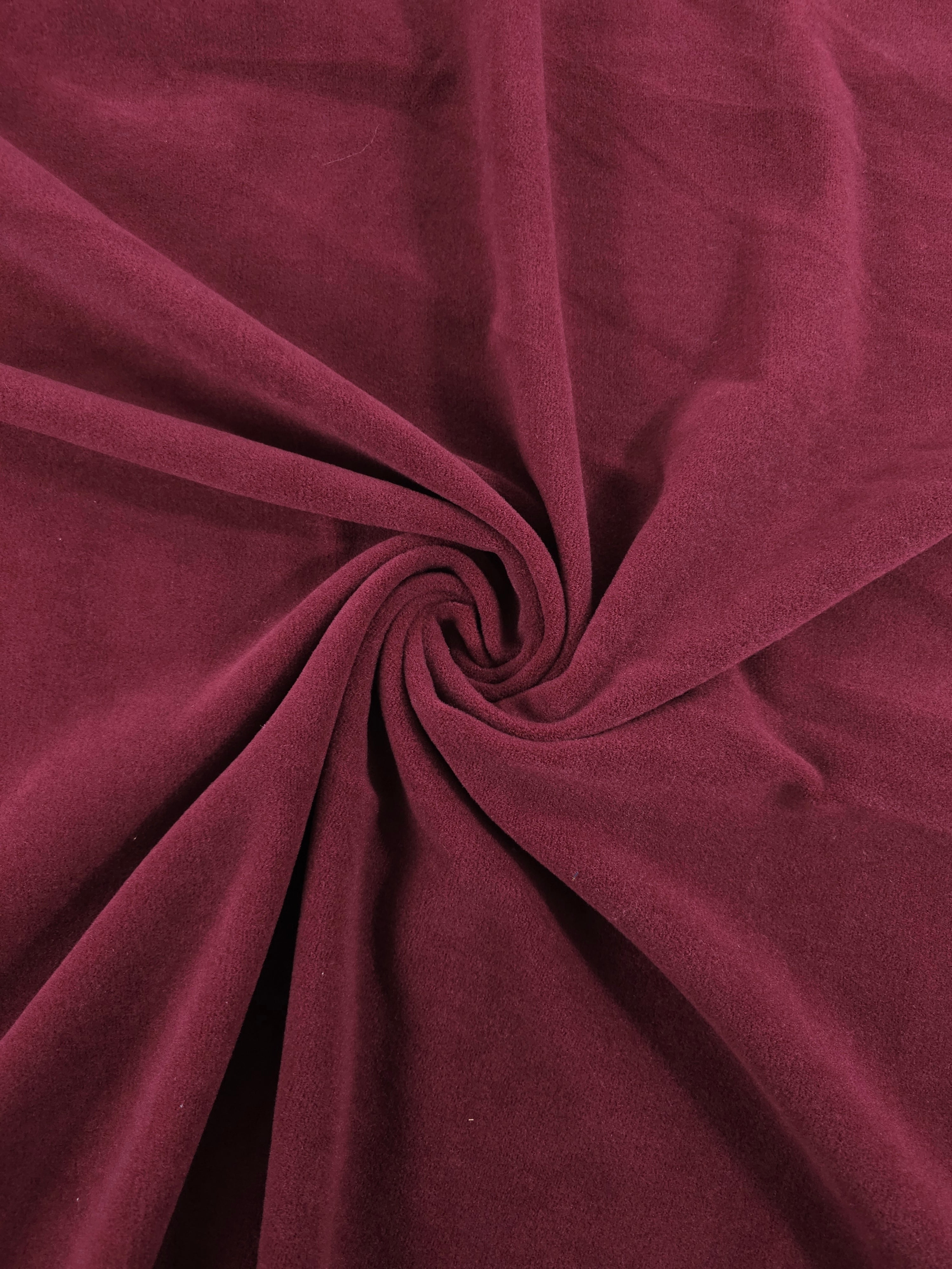 Burgundy Polar Fleece