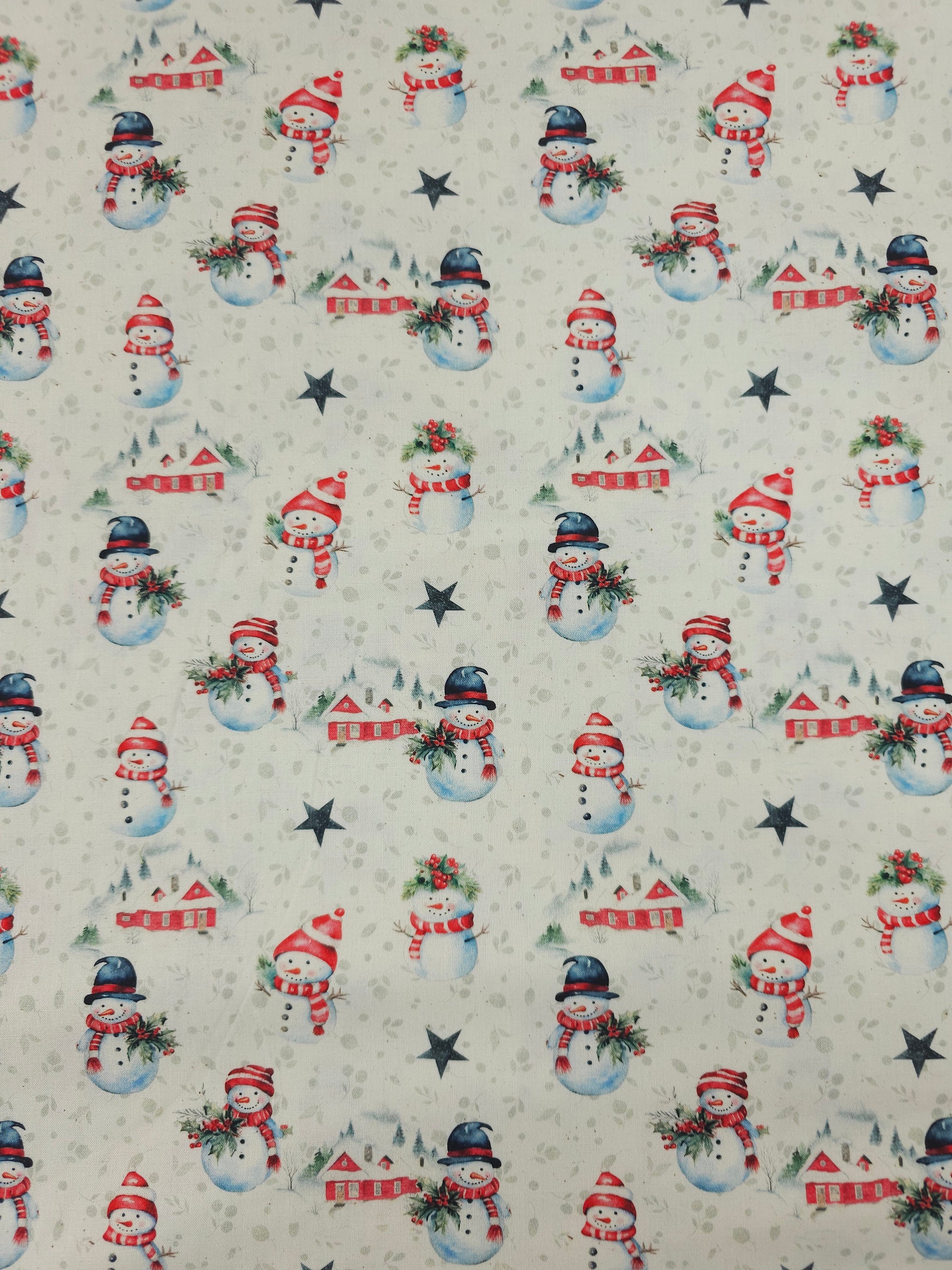 Snowman Pals 100% Cotton 60"