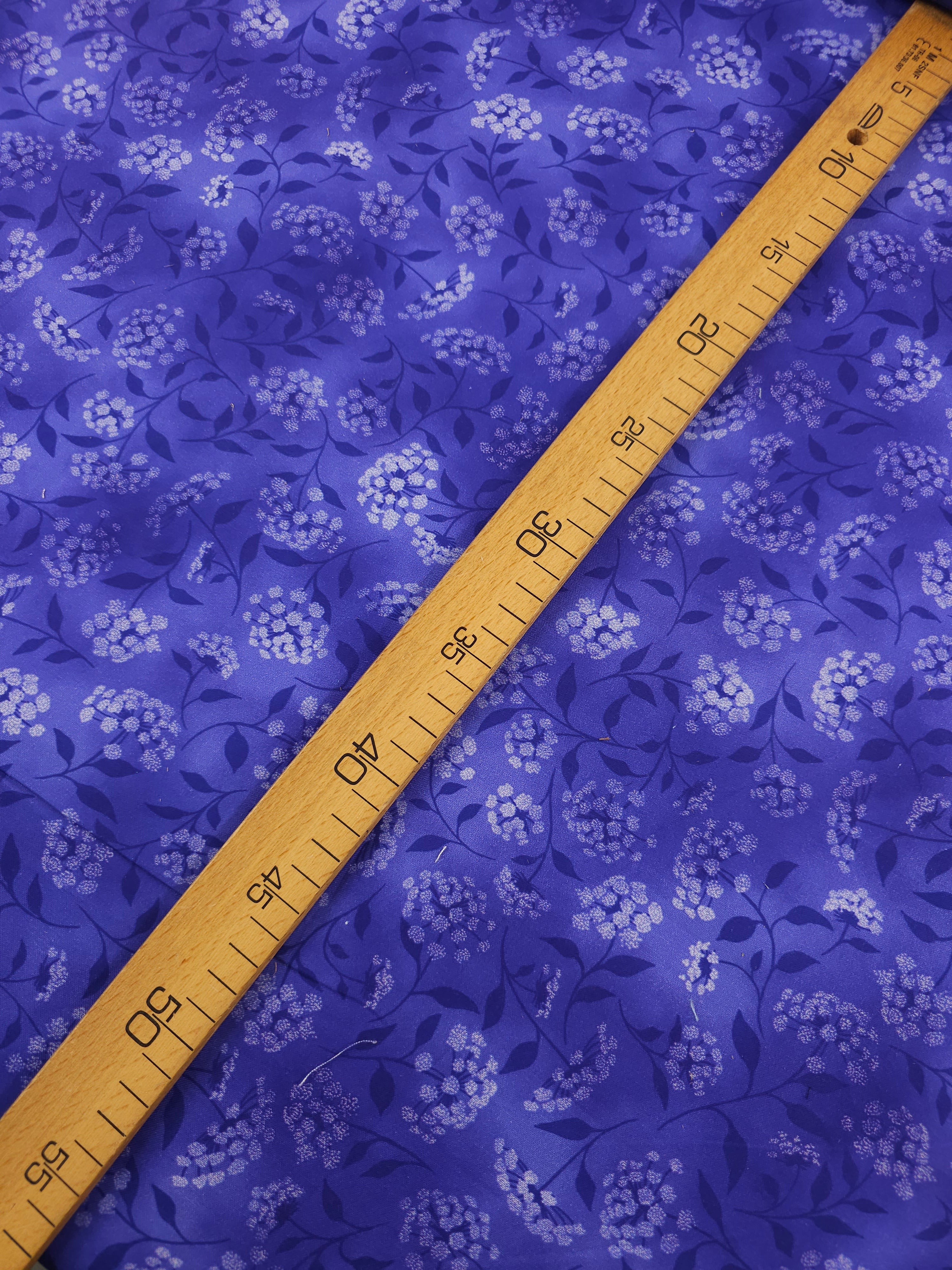 Deep Perwinkle Geranium Fusion 100% Cotton 104" - Robert Kaufman *EXTRA WIDE*
