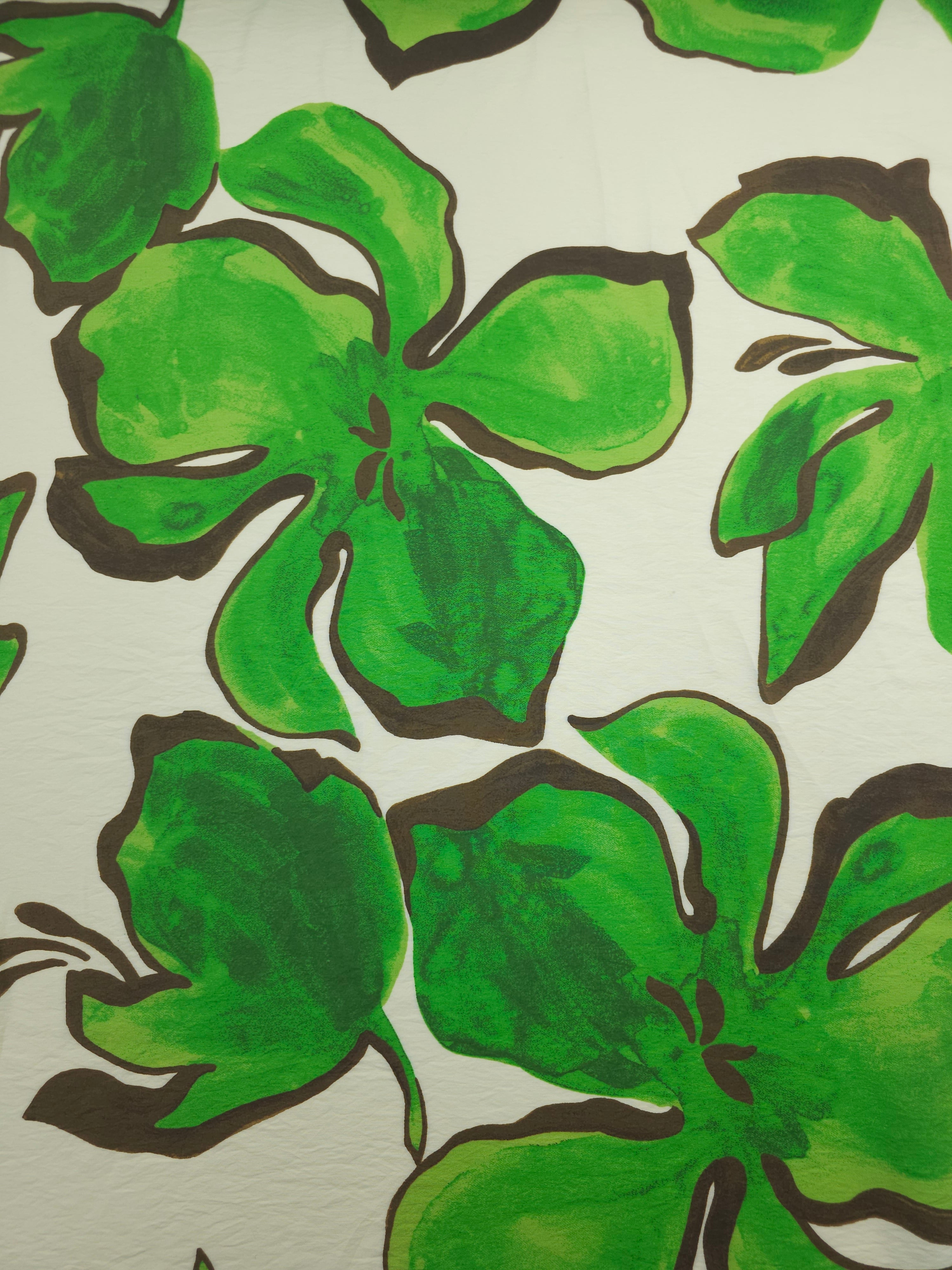 Light Green Large Wonder Floral Modal