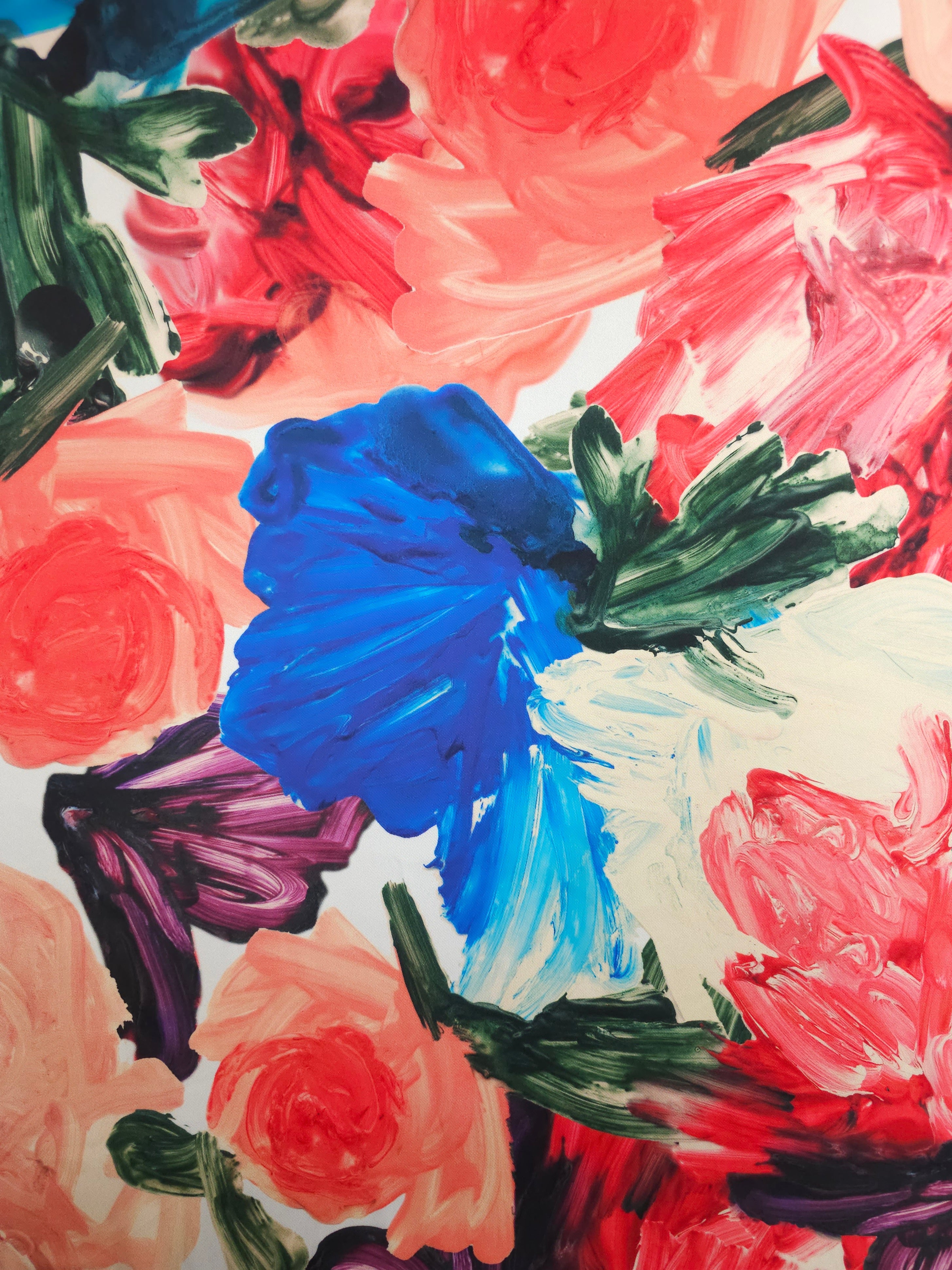 Watercolour Floral Jardin Matte Satin