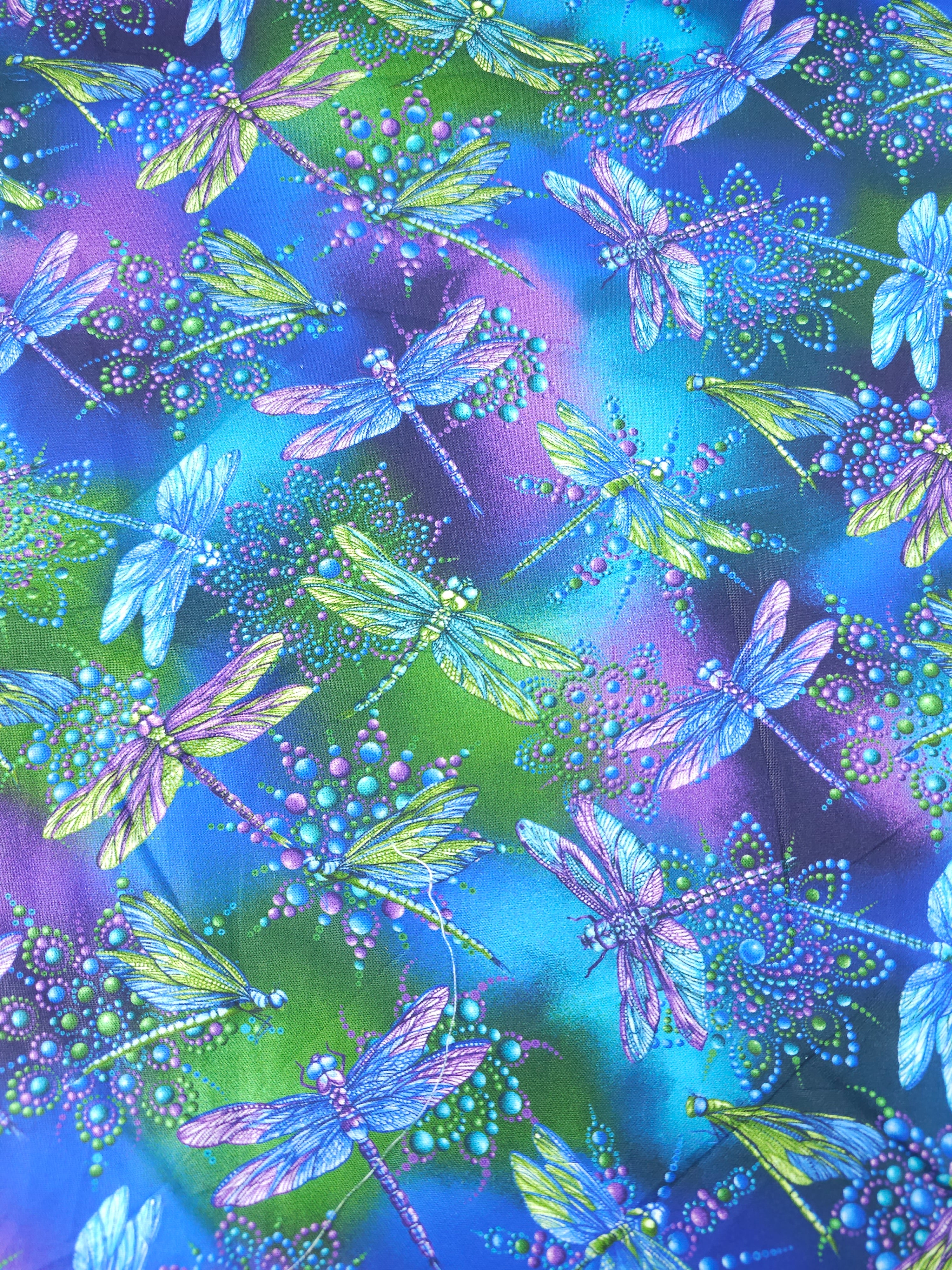 Dragonfly River 100% Cotton - Benartex