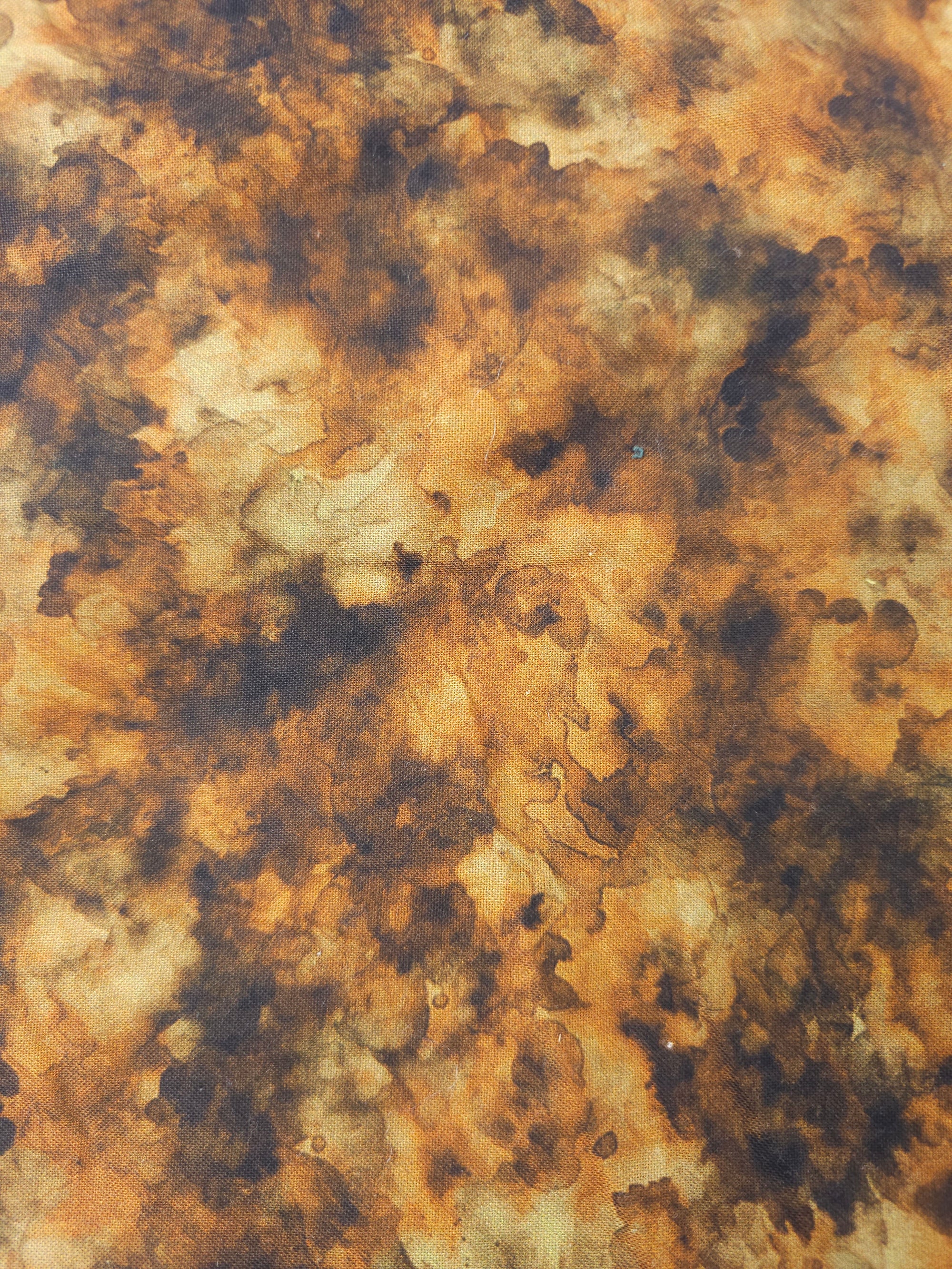 Brown tied dye Cotton- 1m piece