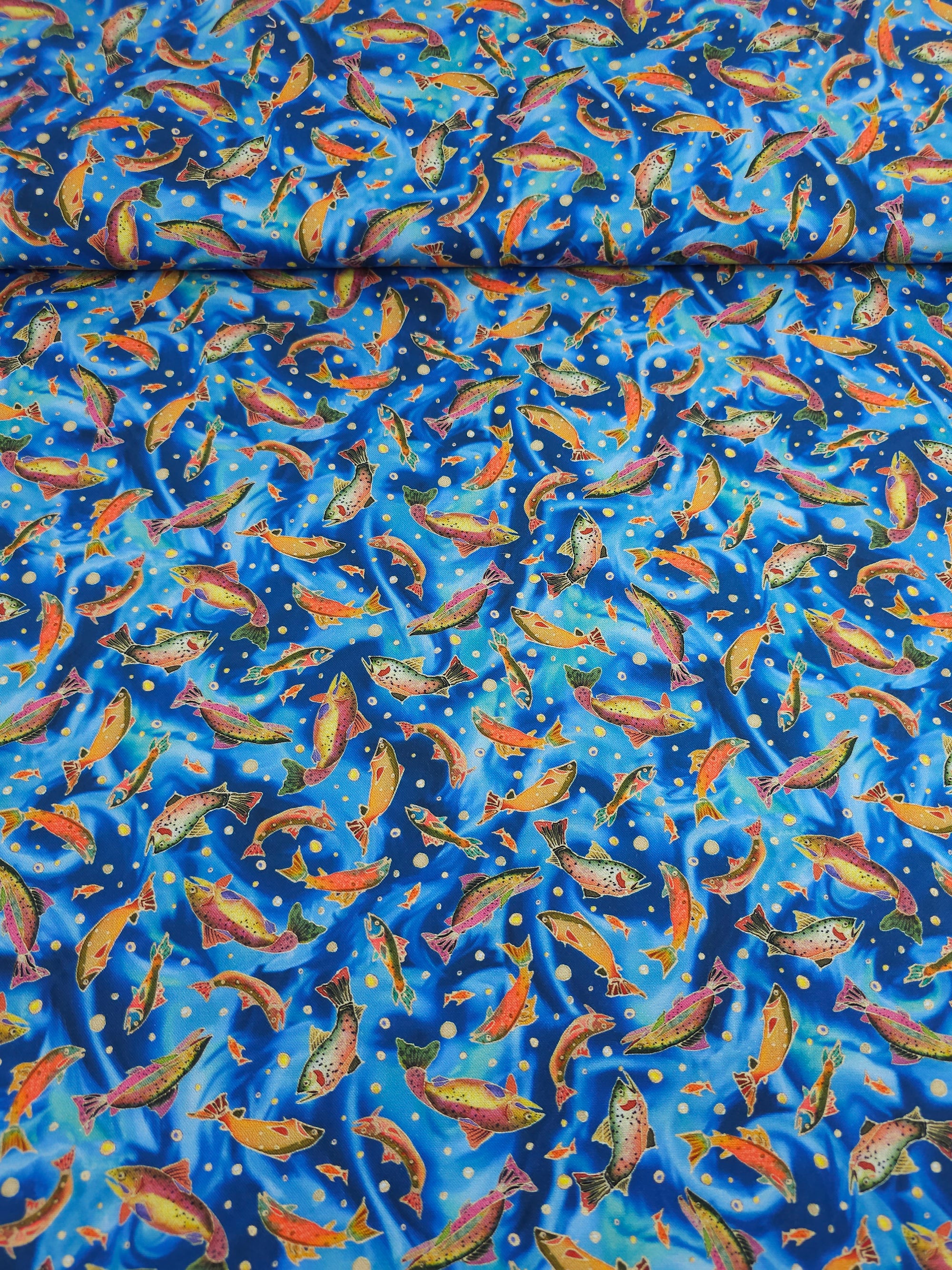 Koi Fish 100% Cotton