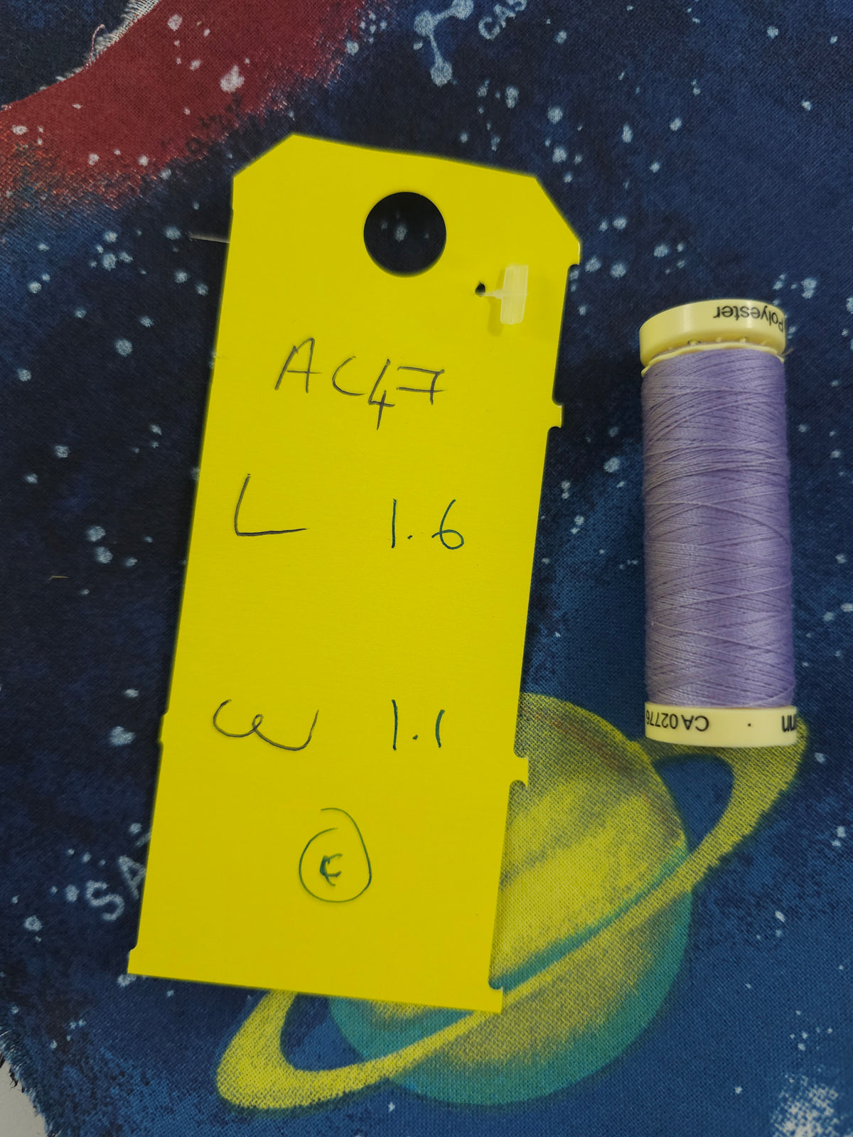 Planetary Cotton- 1.6m piece