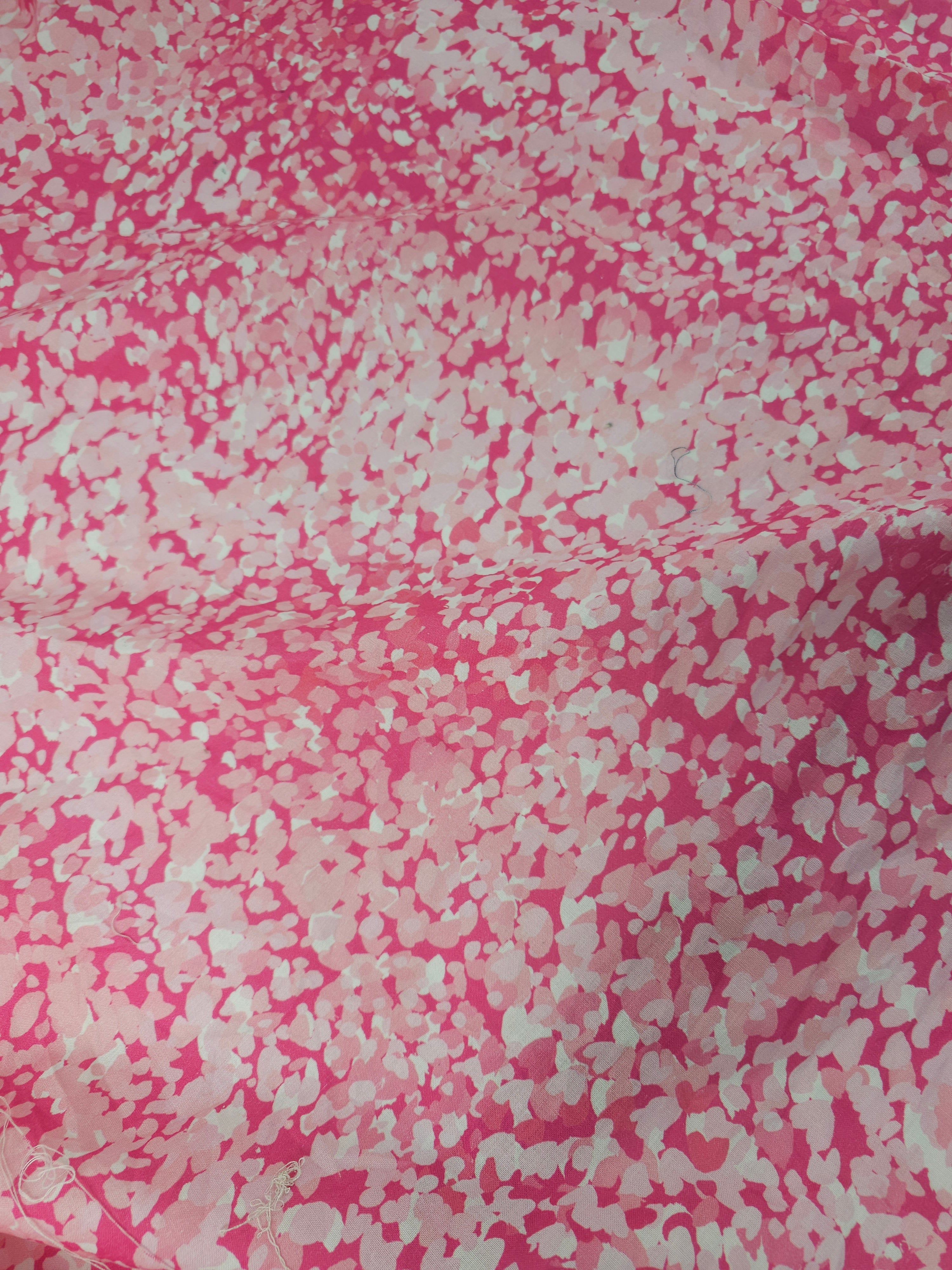 Pink bubblegum Cotton- 2.2m piece
