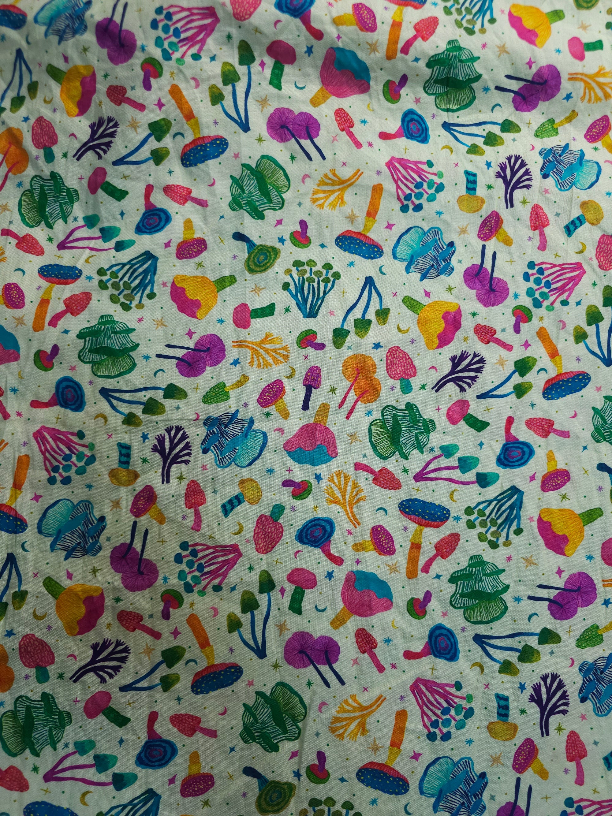Abstract Garden 100% Cotton - 1.2m Piece