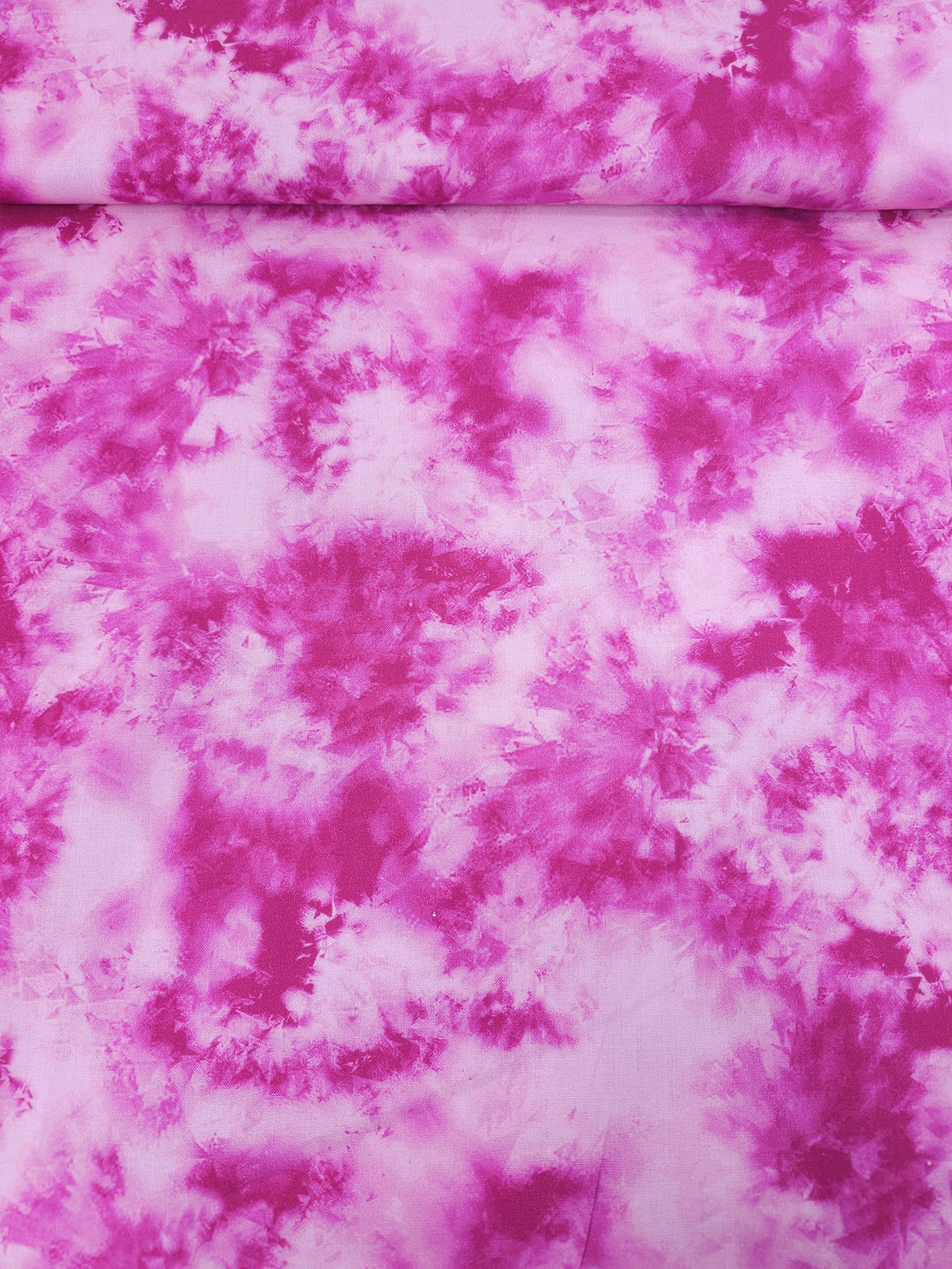 Hot Pink Smokey Marble 100% Cotton