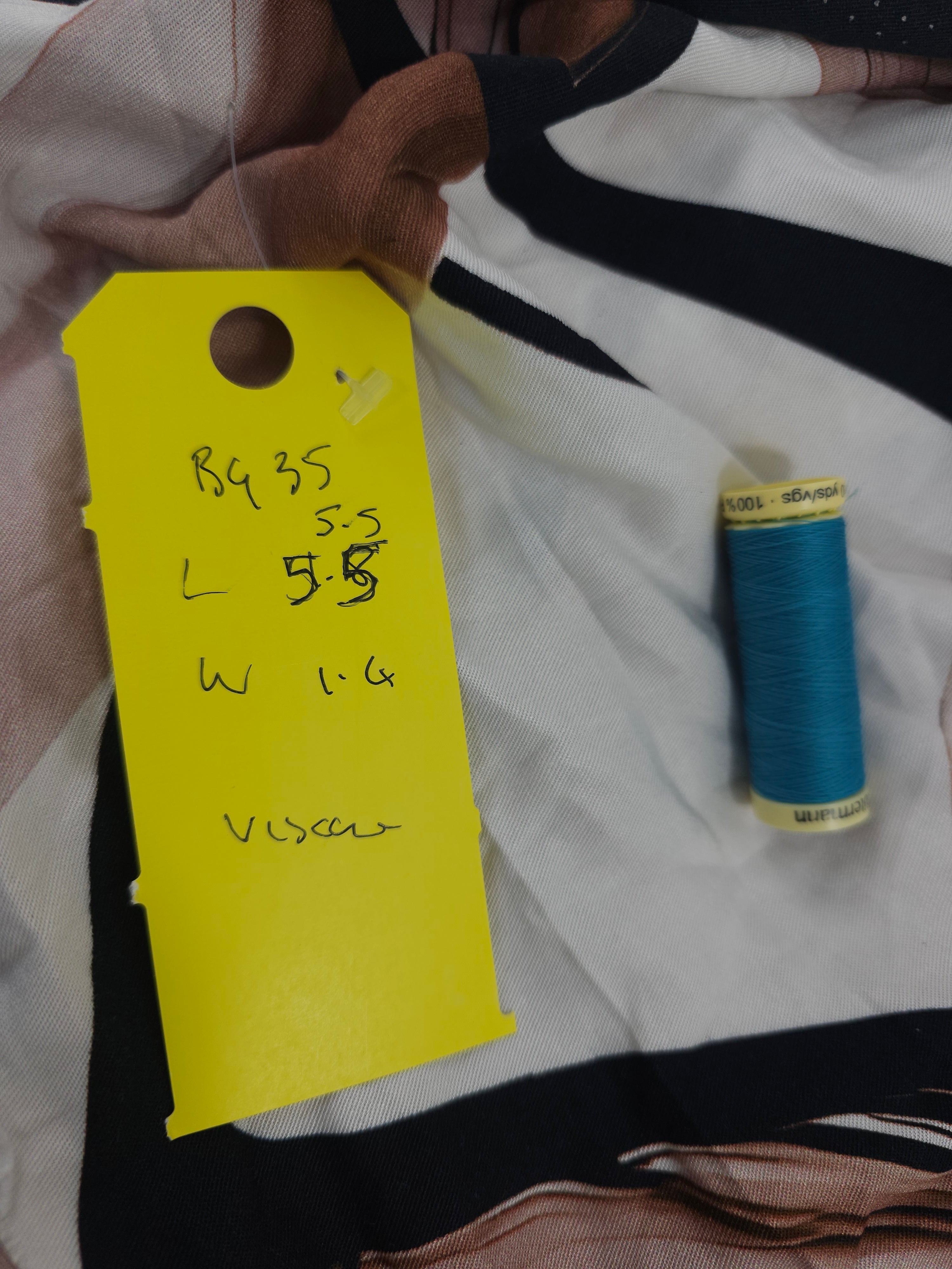 Smoky wave Viscose- 5.5m piece
