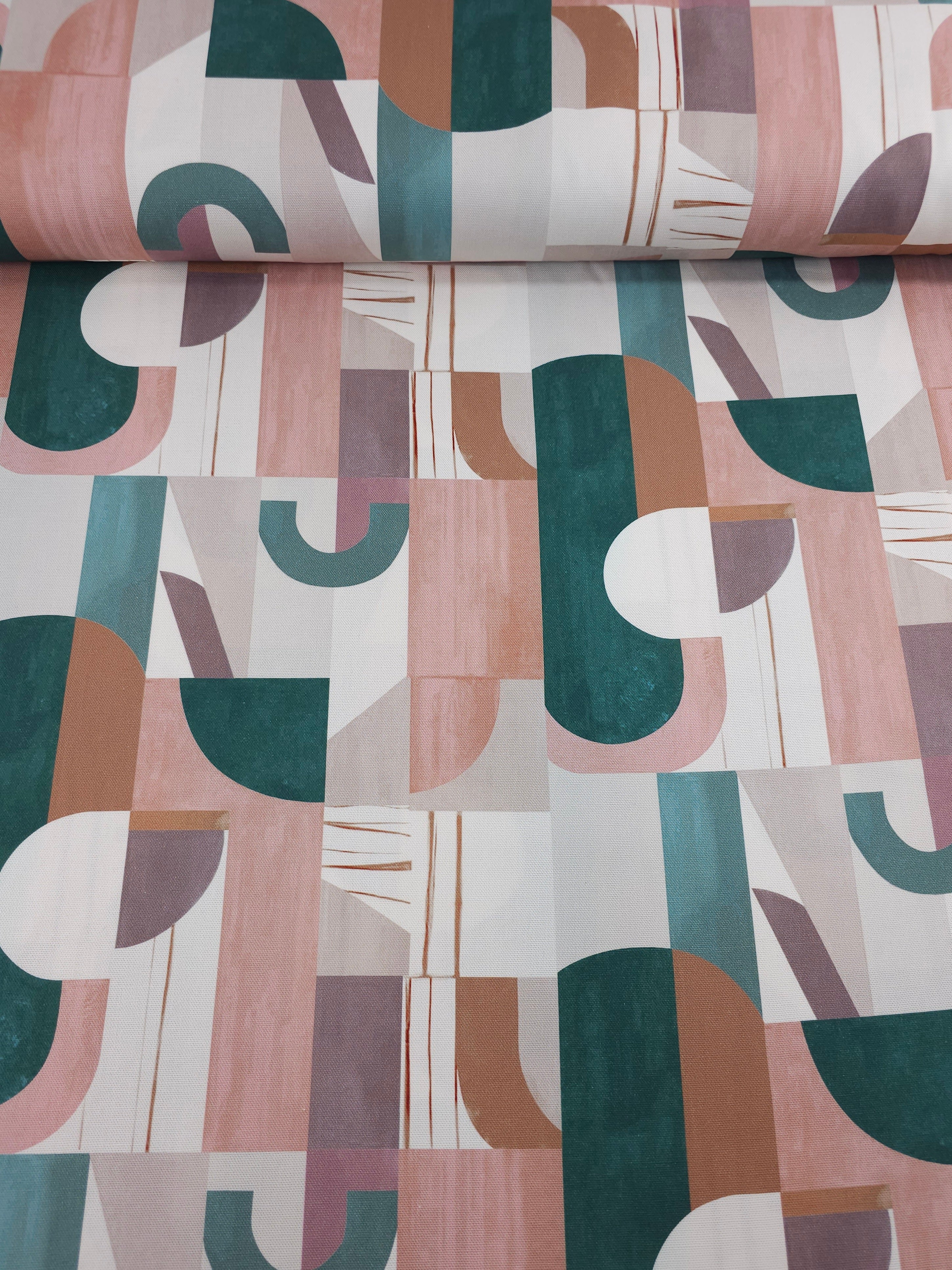 Geometric Shape Party Lightweight Canvas Cotton