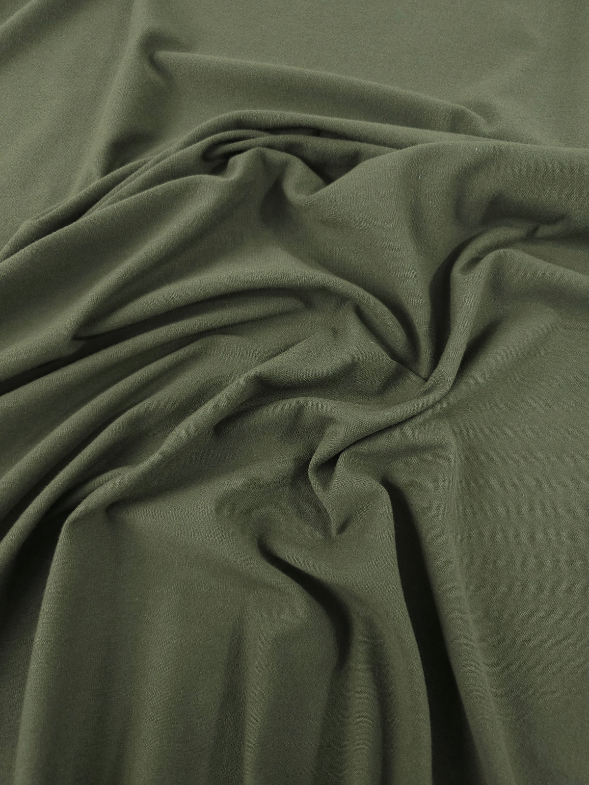 Khaki Bamboo Cotton Jersey