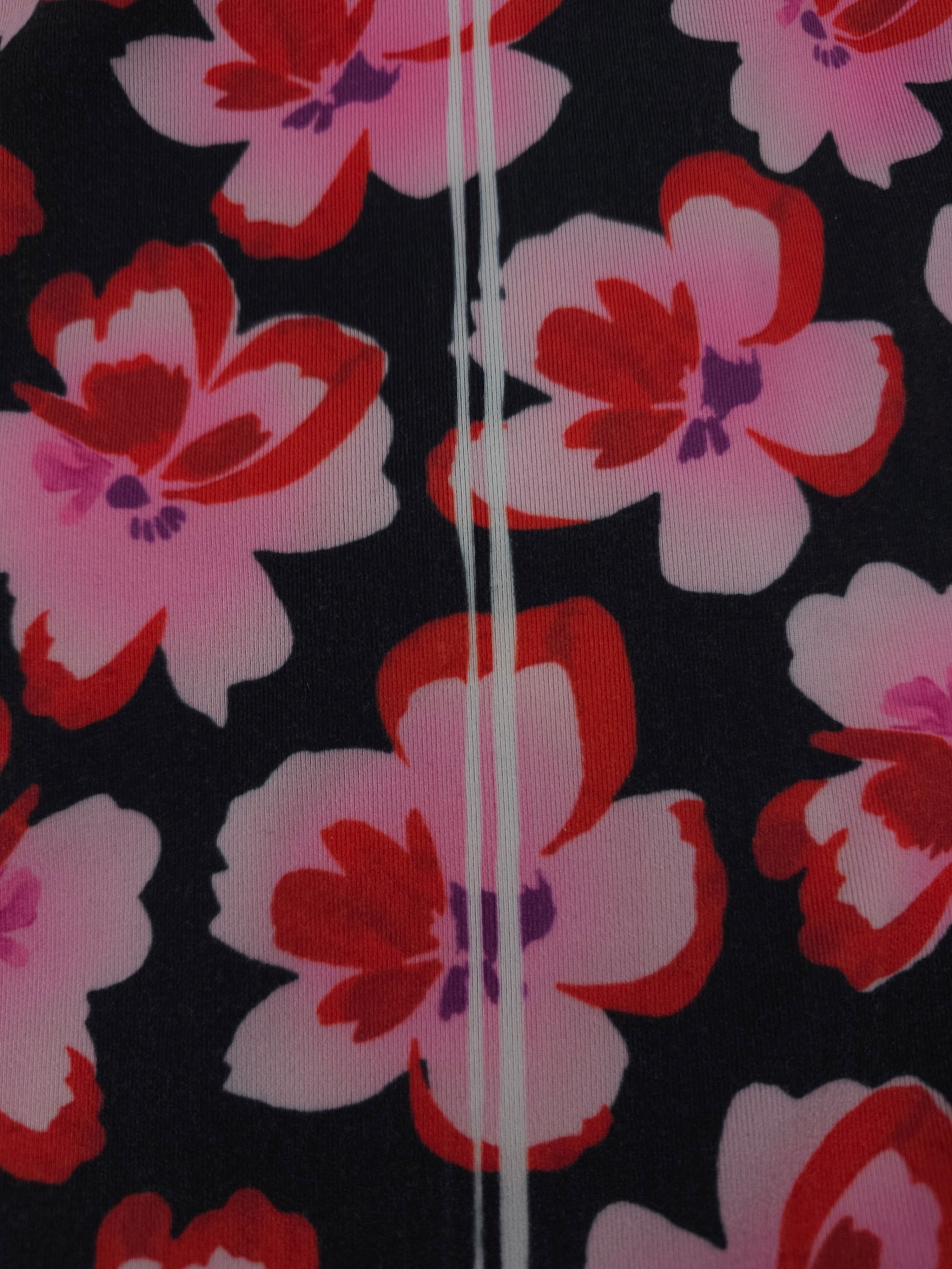 Pink floral Jersey- 4m piece