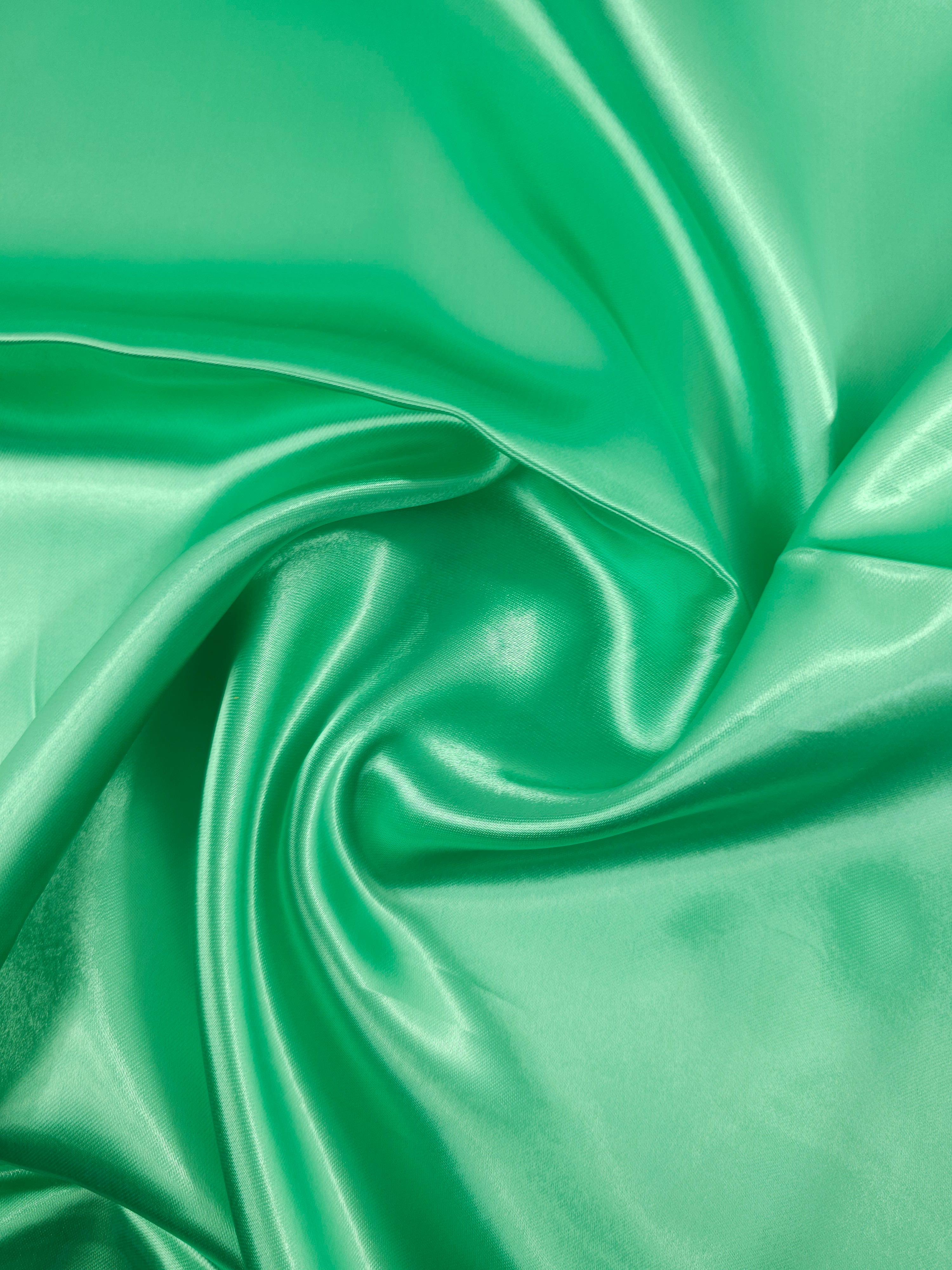 Minty Green Liquid Satin