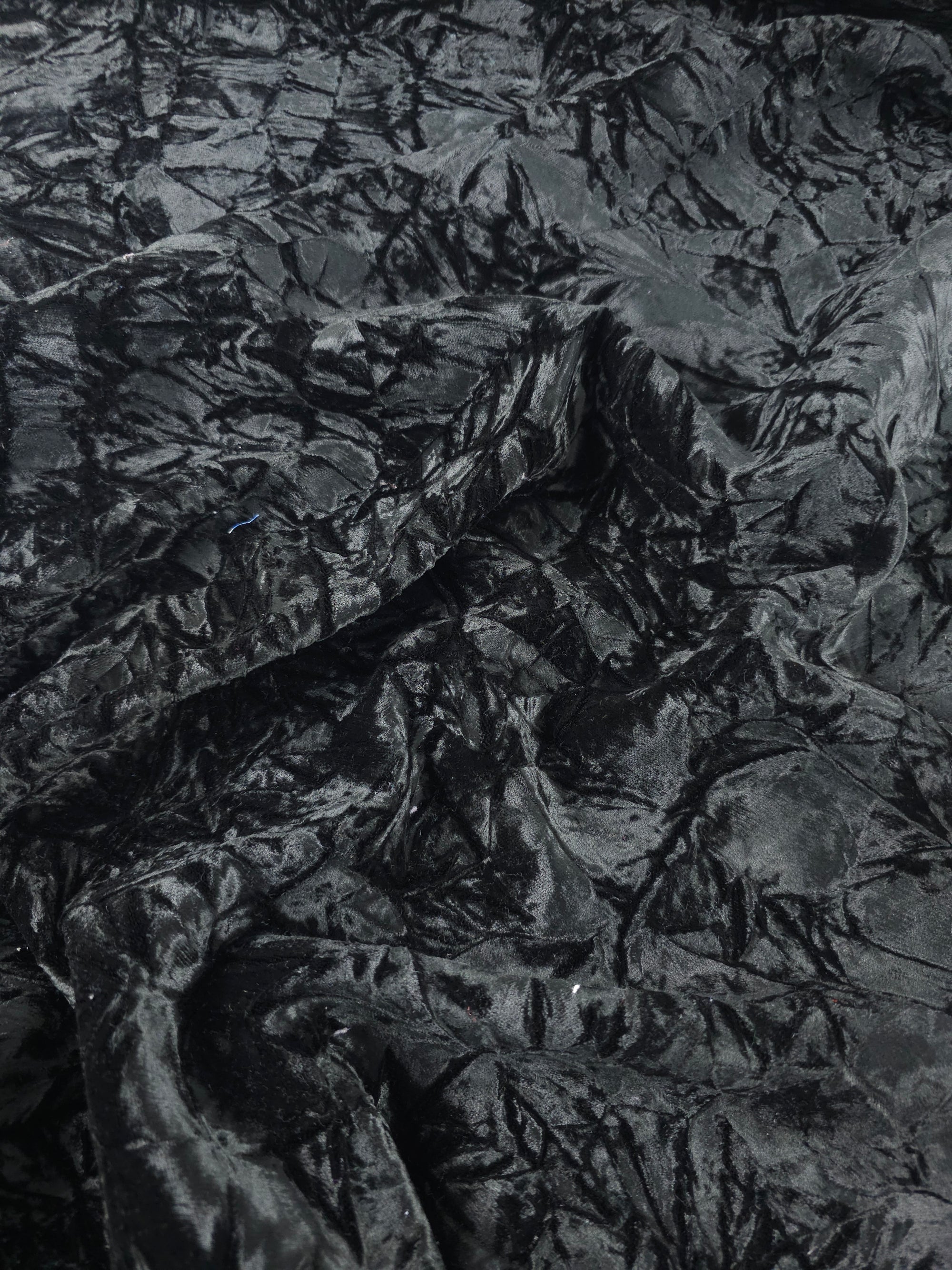 Charcoal Frosted Viscose Velvet