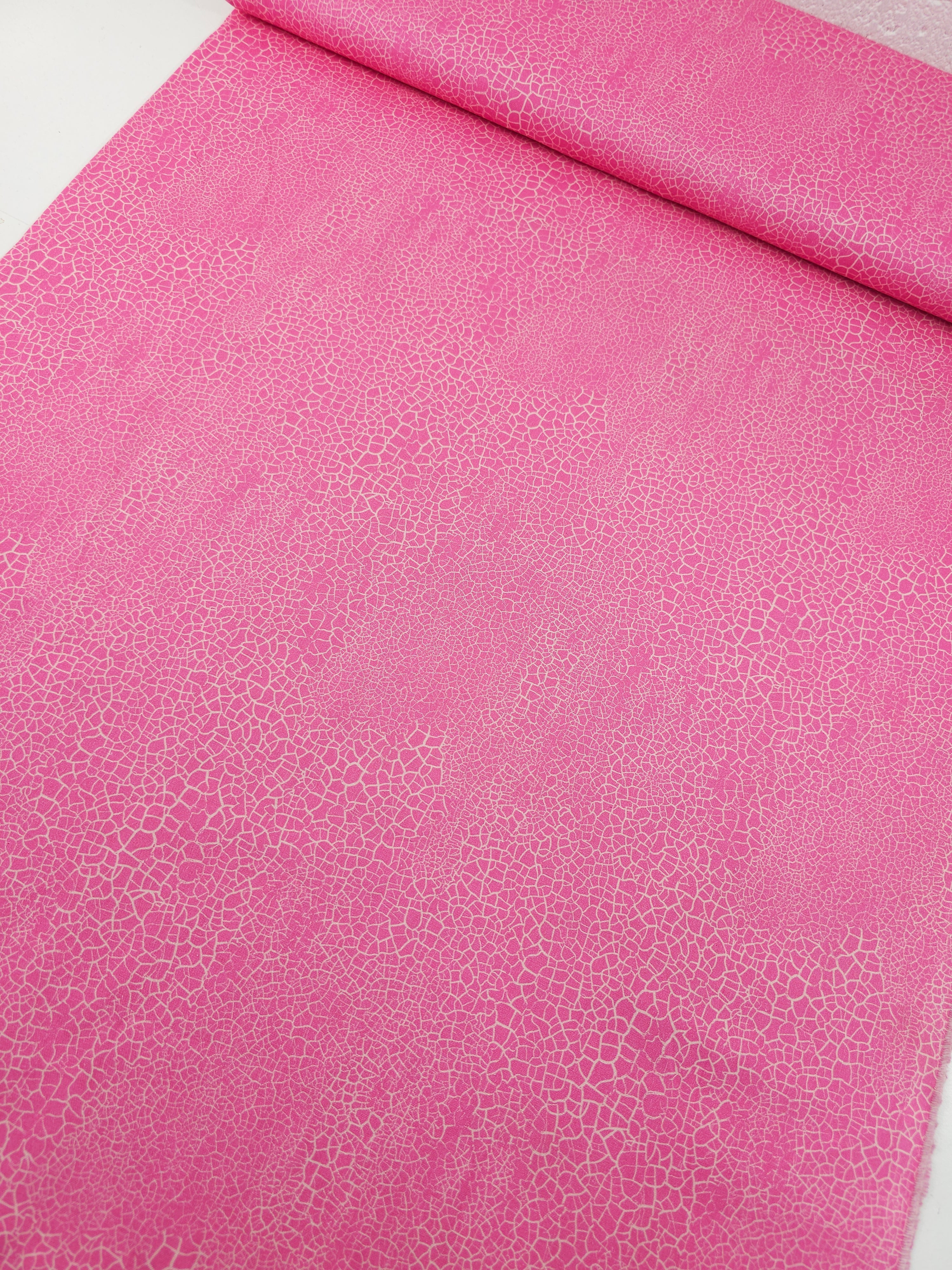 Pink Scaley Mosaic 100% Cotton