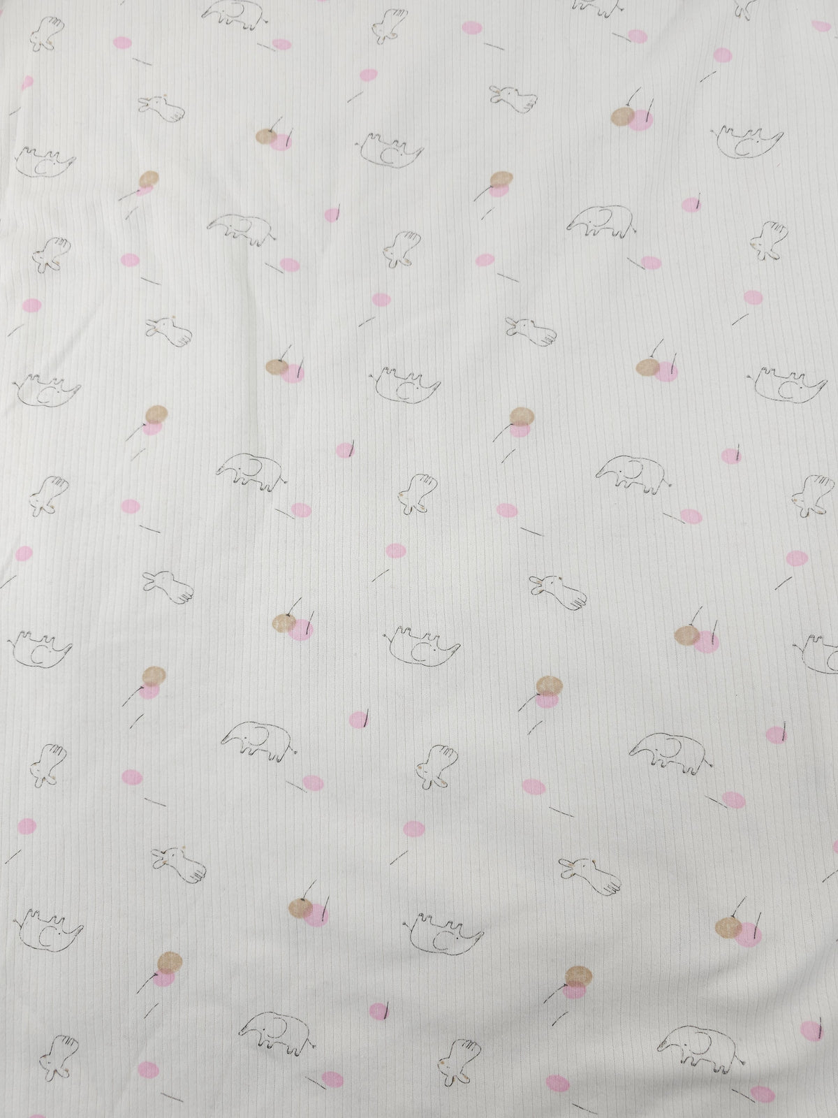 Little bunnies and elephants Tubular Ribbing (Various sizes)