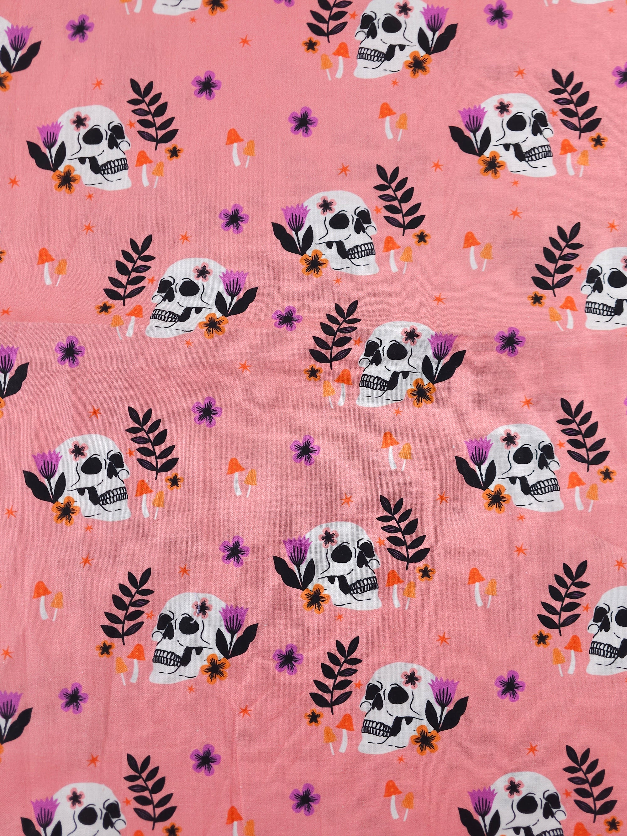Pink Spooky Cotton - 1.1m Piece