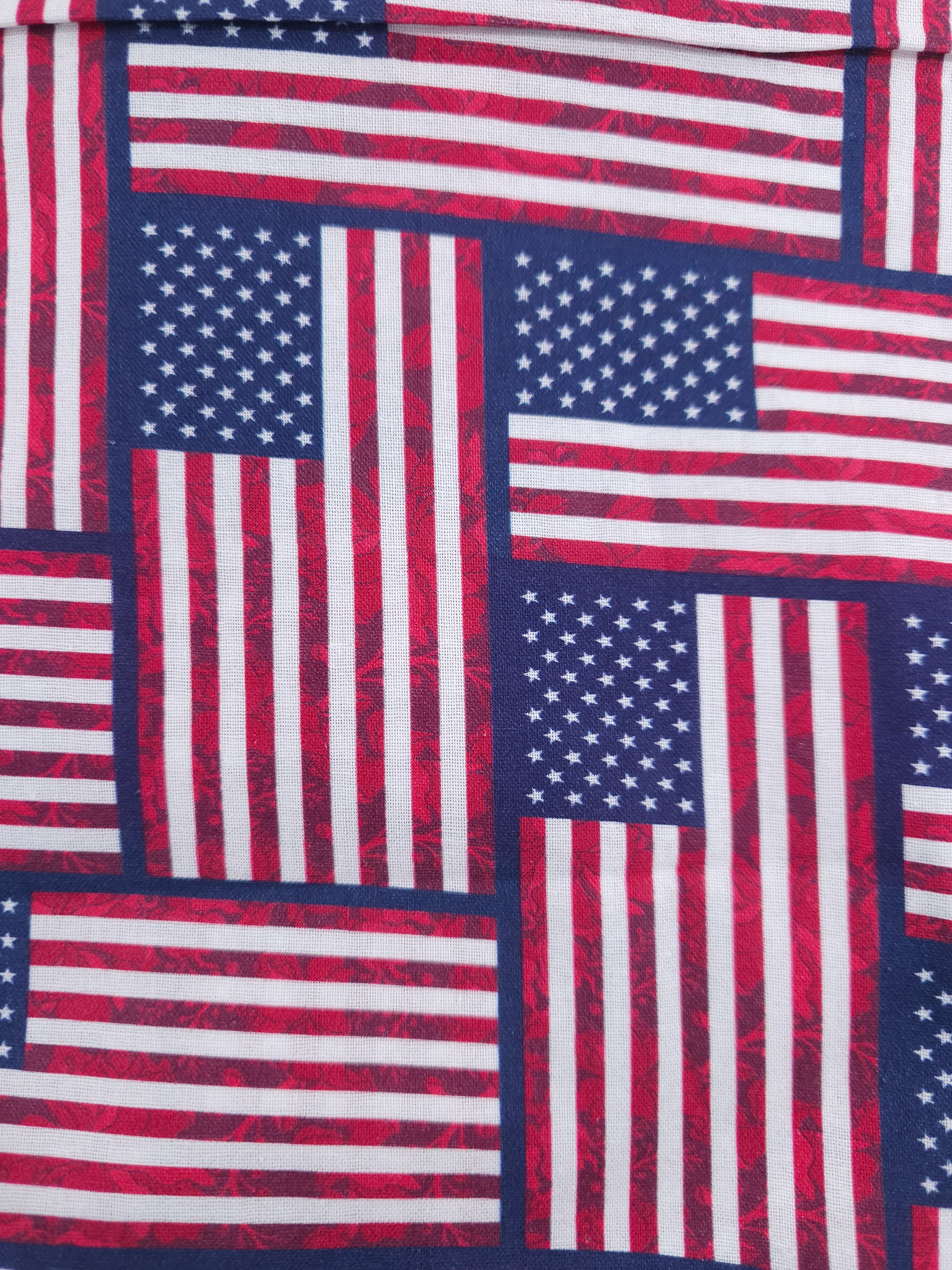 USA Flag Cotton - 2.8m Piece