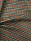 Red/Khaki Tartan Lightweight 100% Wool
