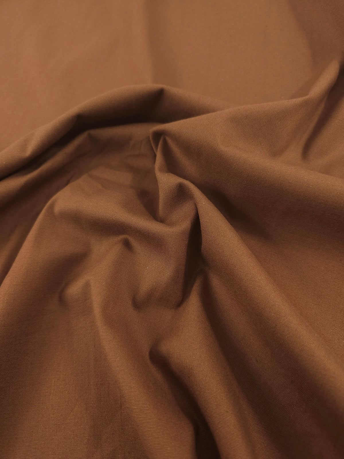 Deep Bronze Cotton Twill