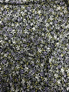 Purple/Yellow Floral Soft Viscose Jersey