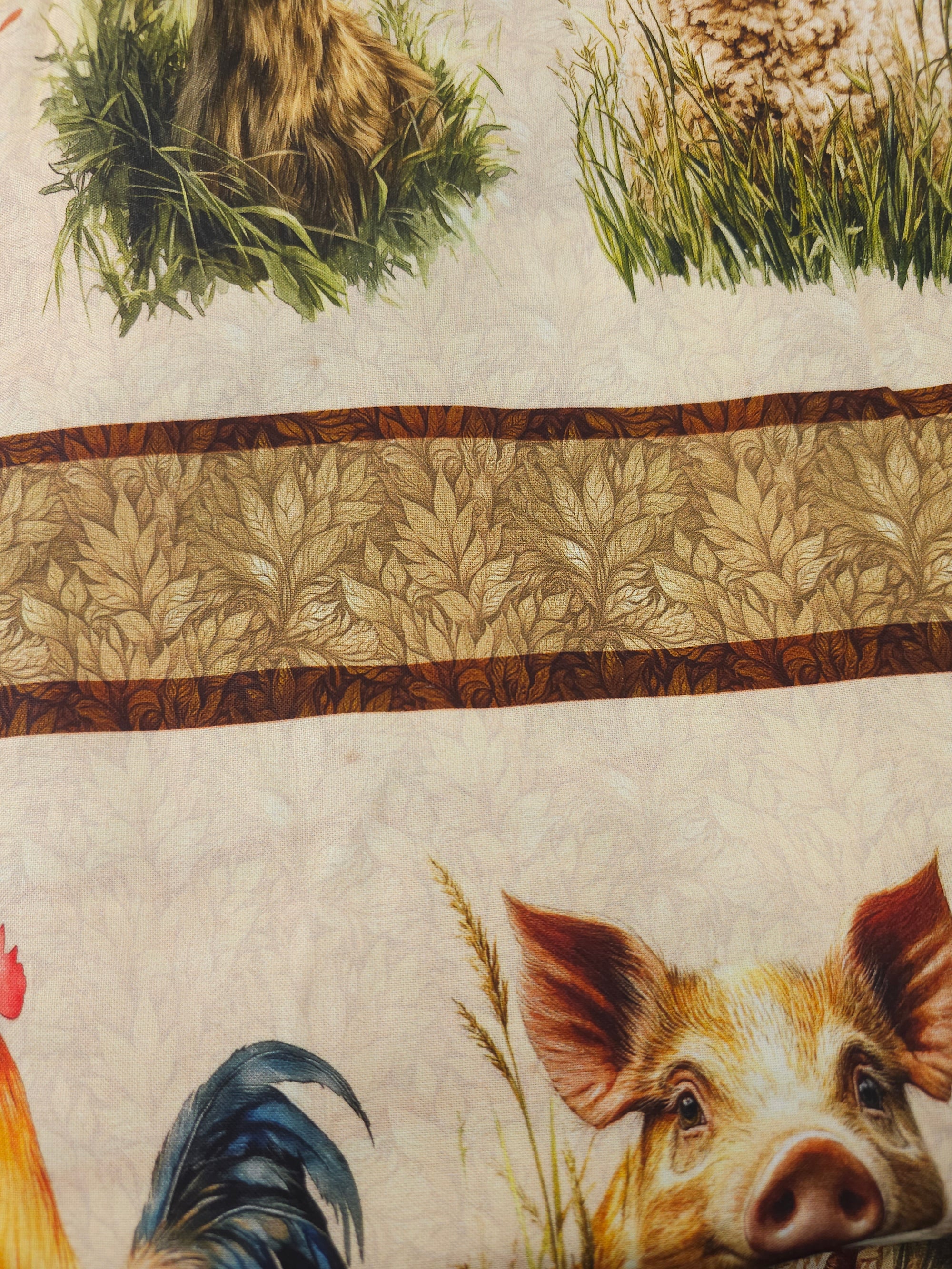 Farm life Cotton- 3m piece