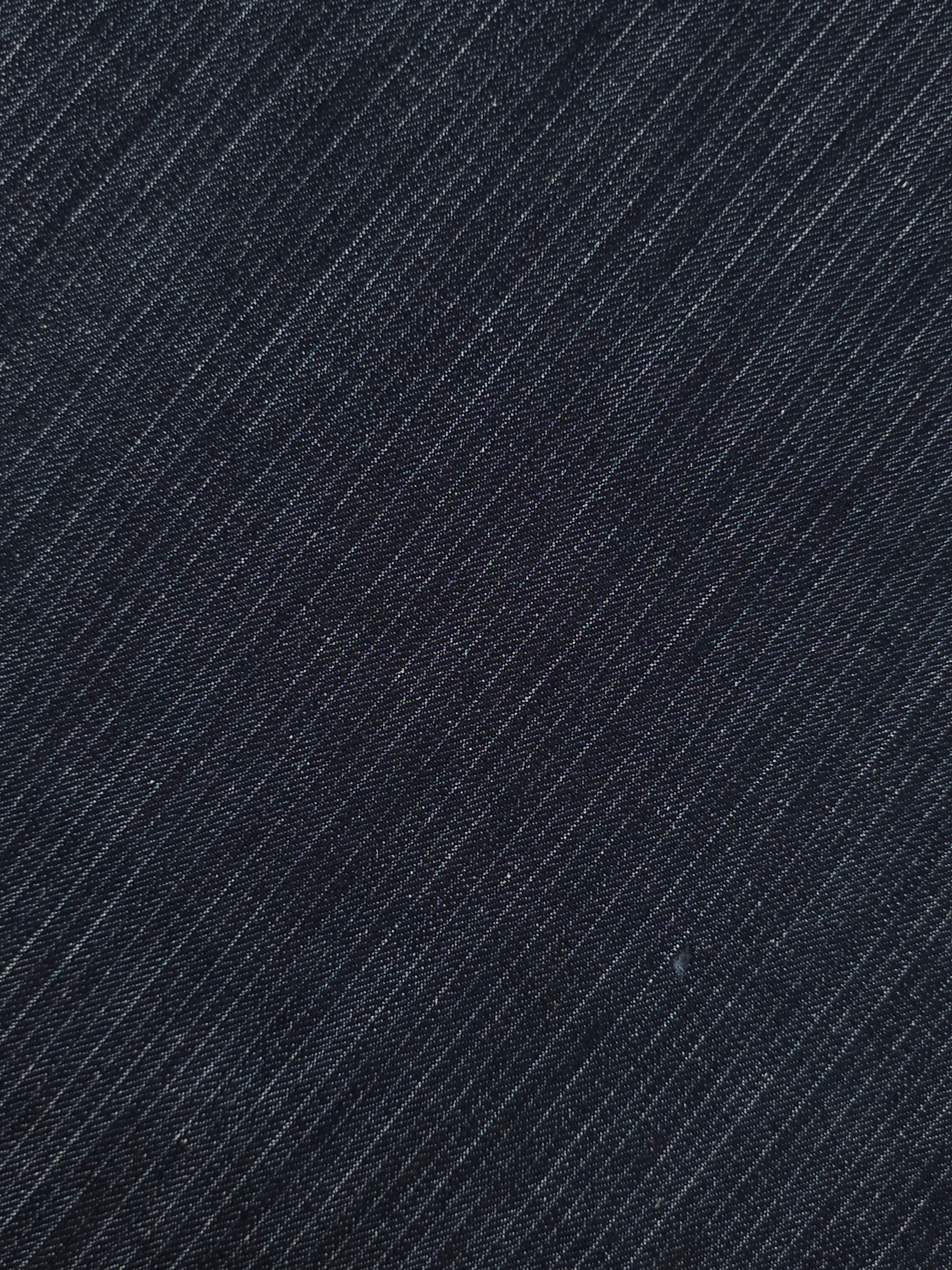 Charcoal Navy Pinstripe Twill Denim