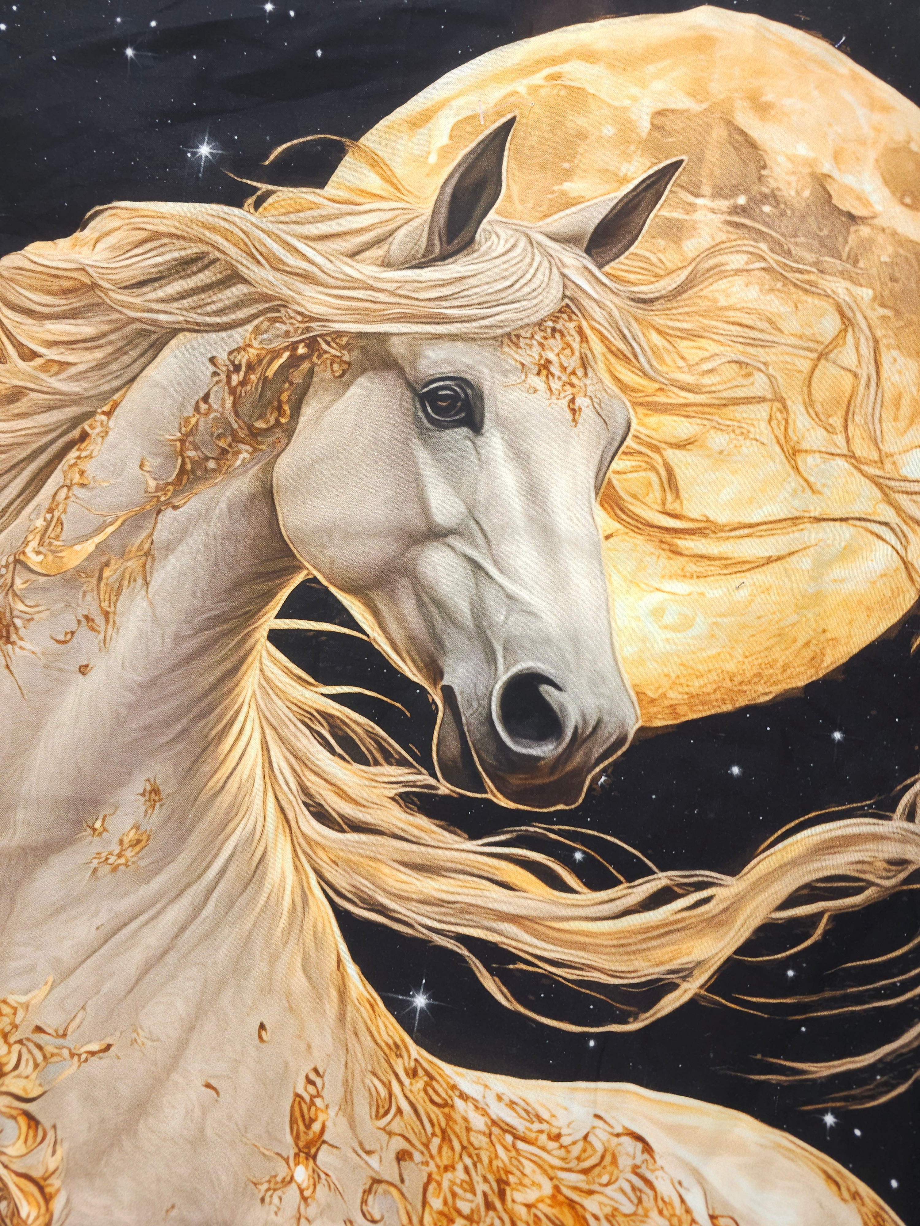 Majestic horse Cotton- 0.8m piece