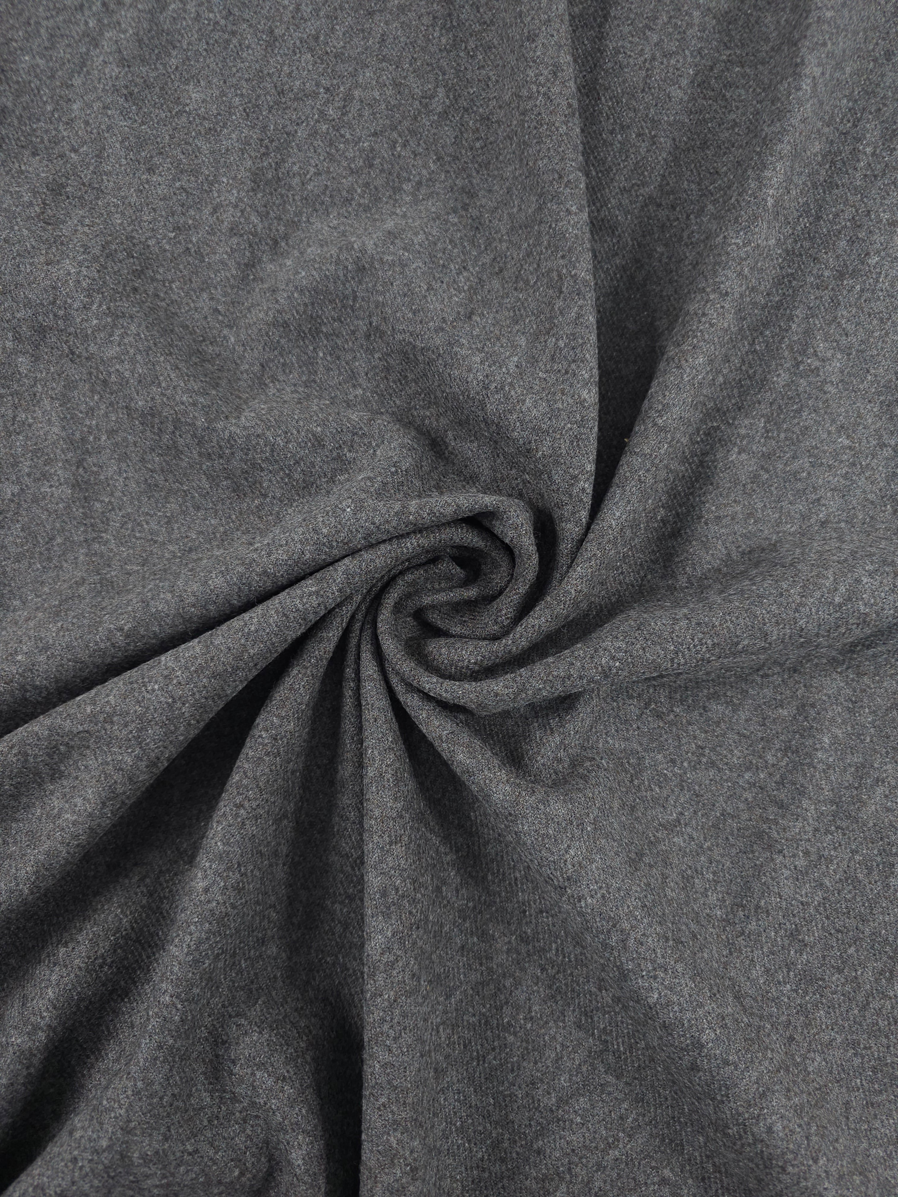 Grey Twill Soft 100% Wool *ABRAHAM MOON*