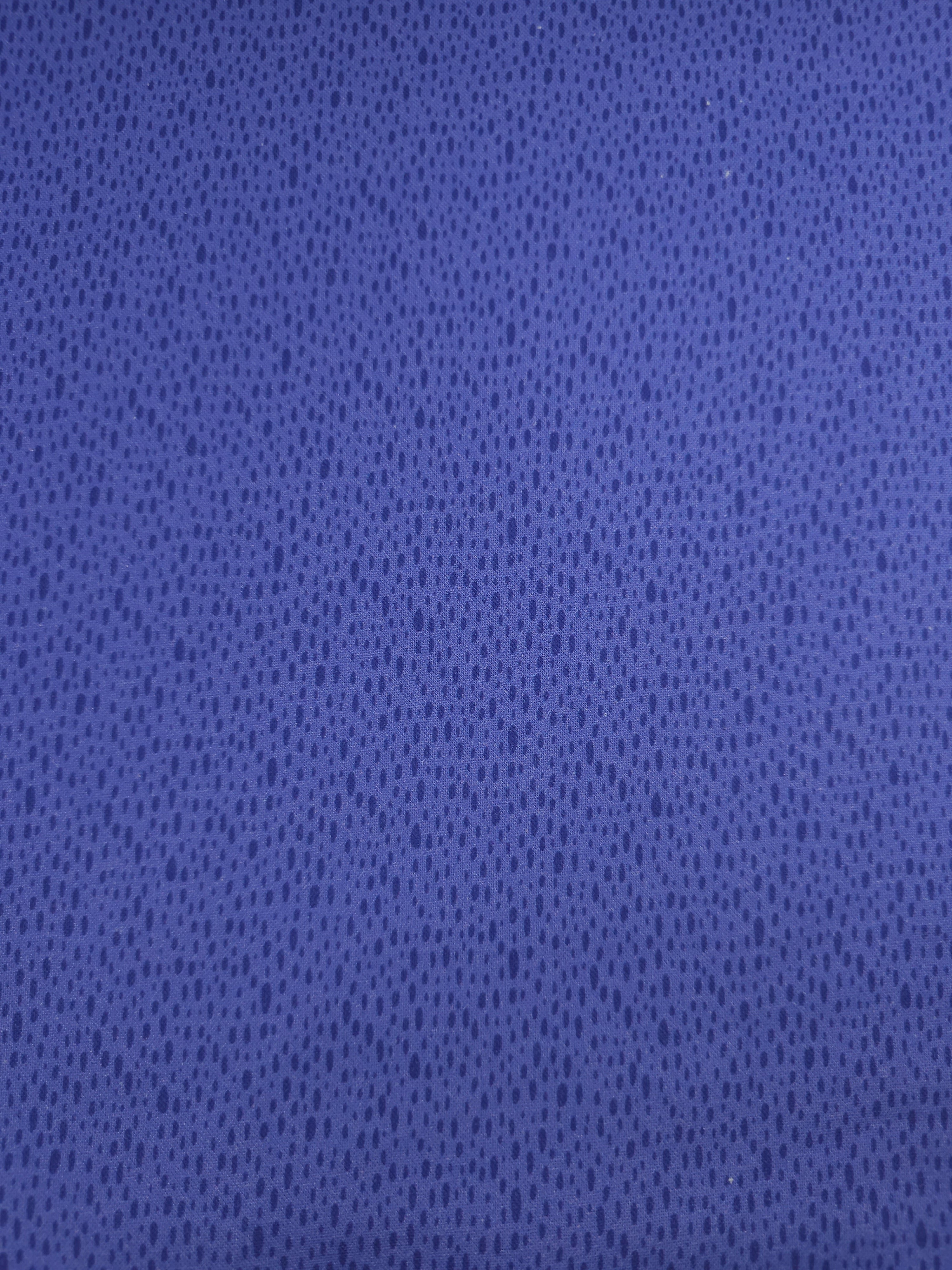 Indigo Tiny Brushstroke 100% Cotton