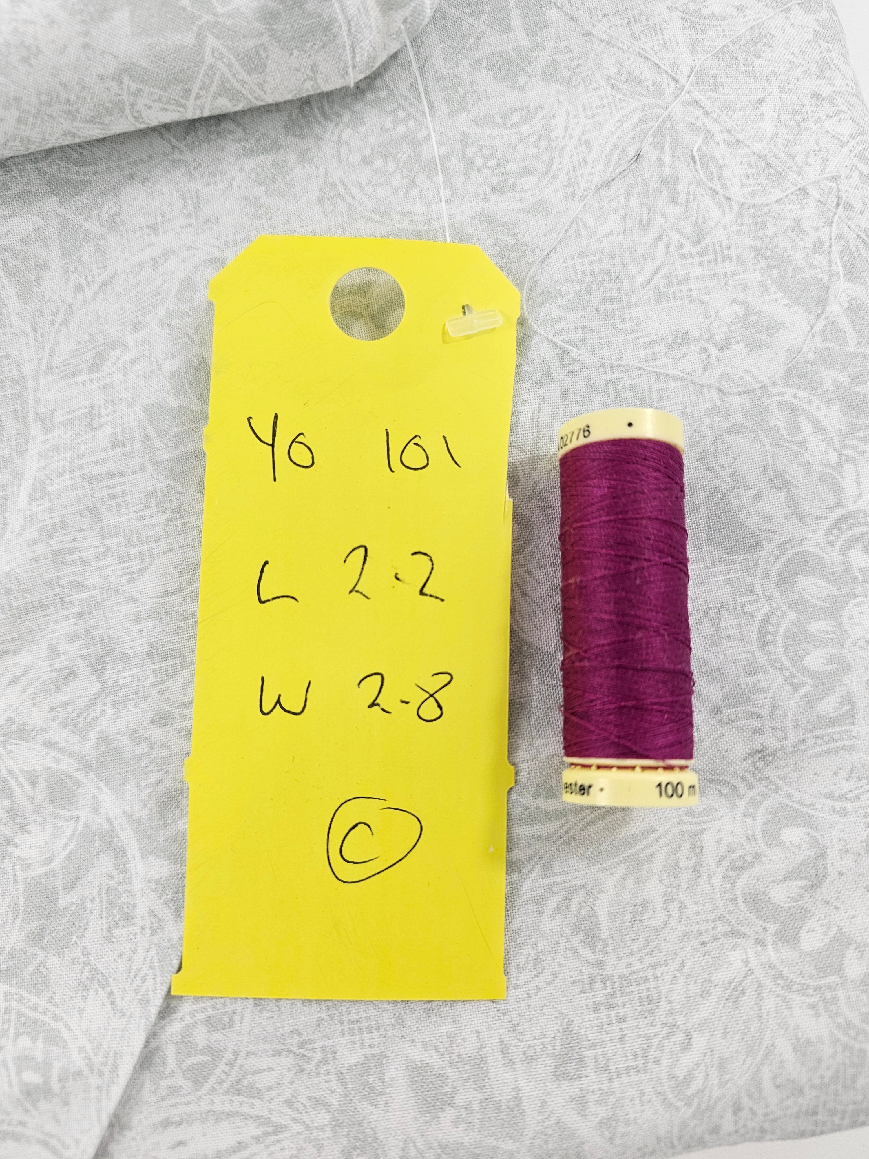 Light grey design Cotton- 2.2m piece