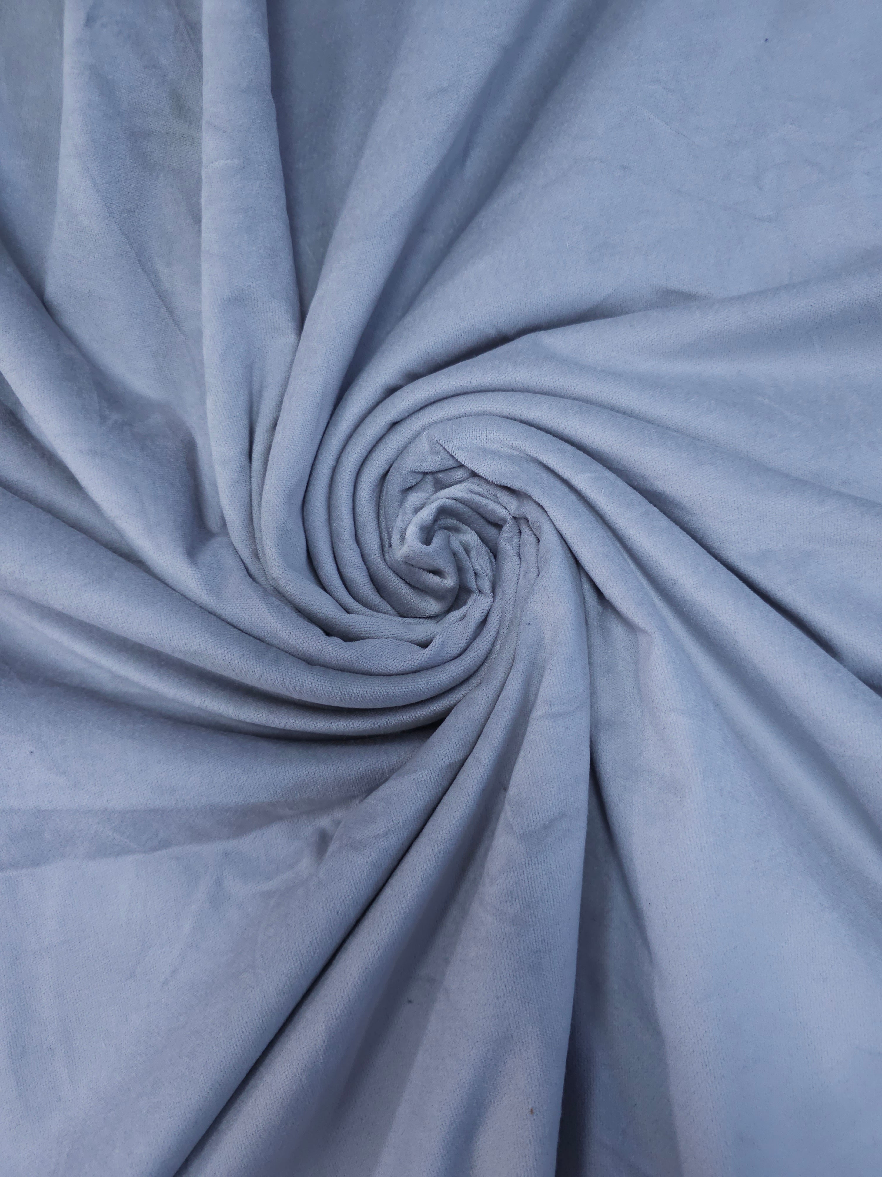 Silver Velvet - 4m Piece