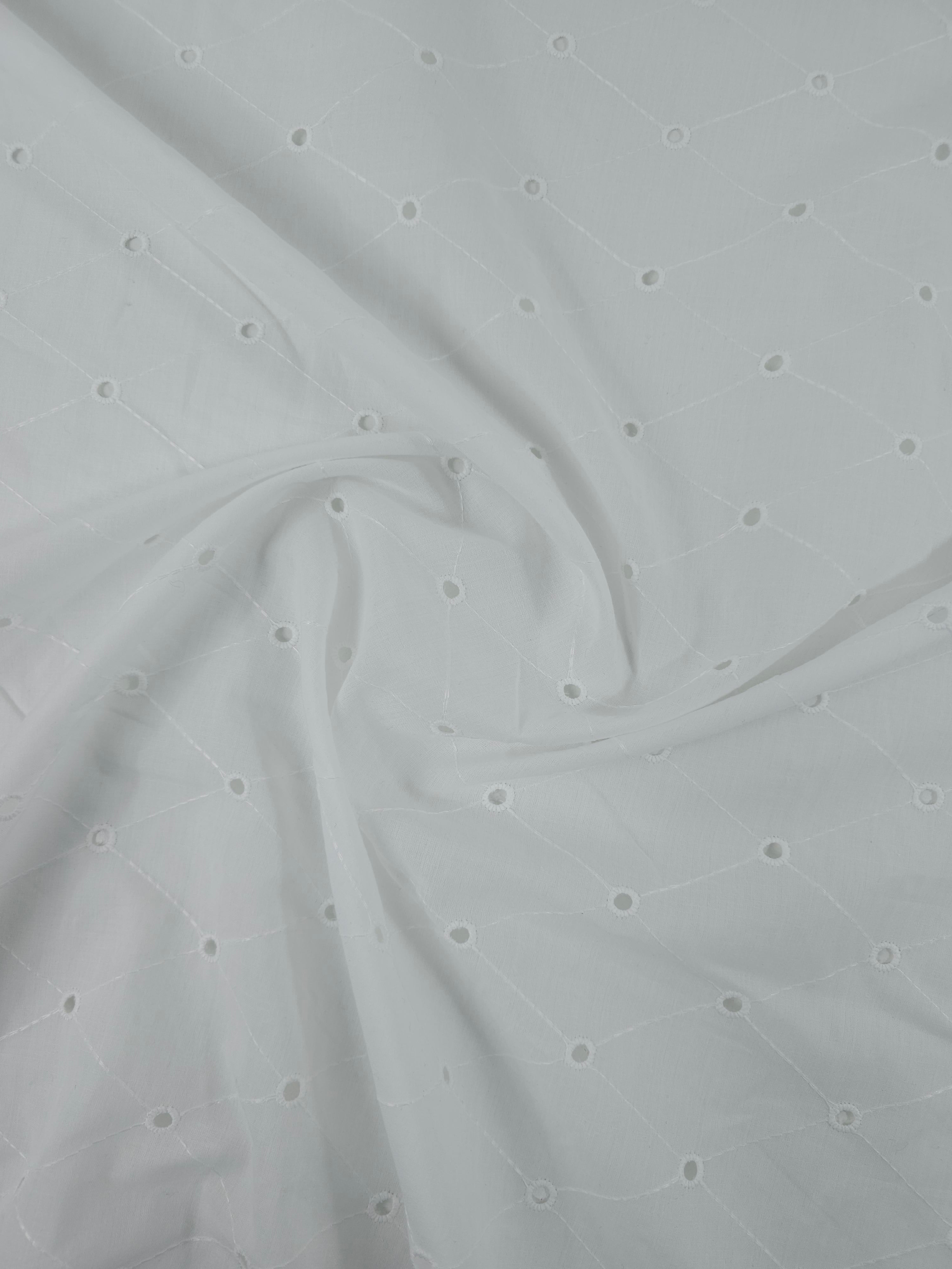 White Diamond Anglaise Cotton