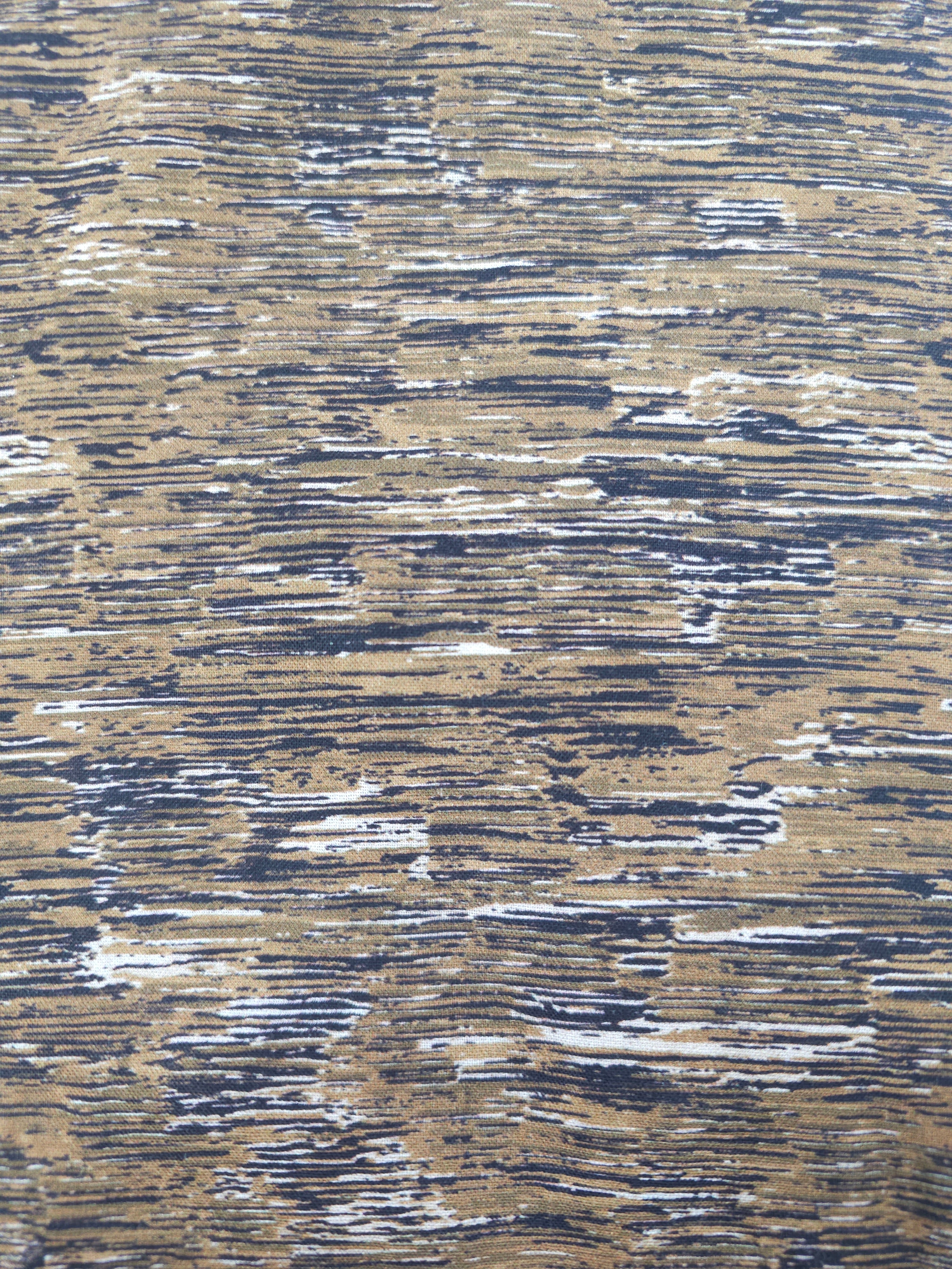 Wood grain Cotton- 3.5m piece