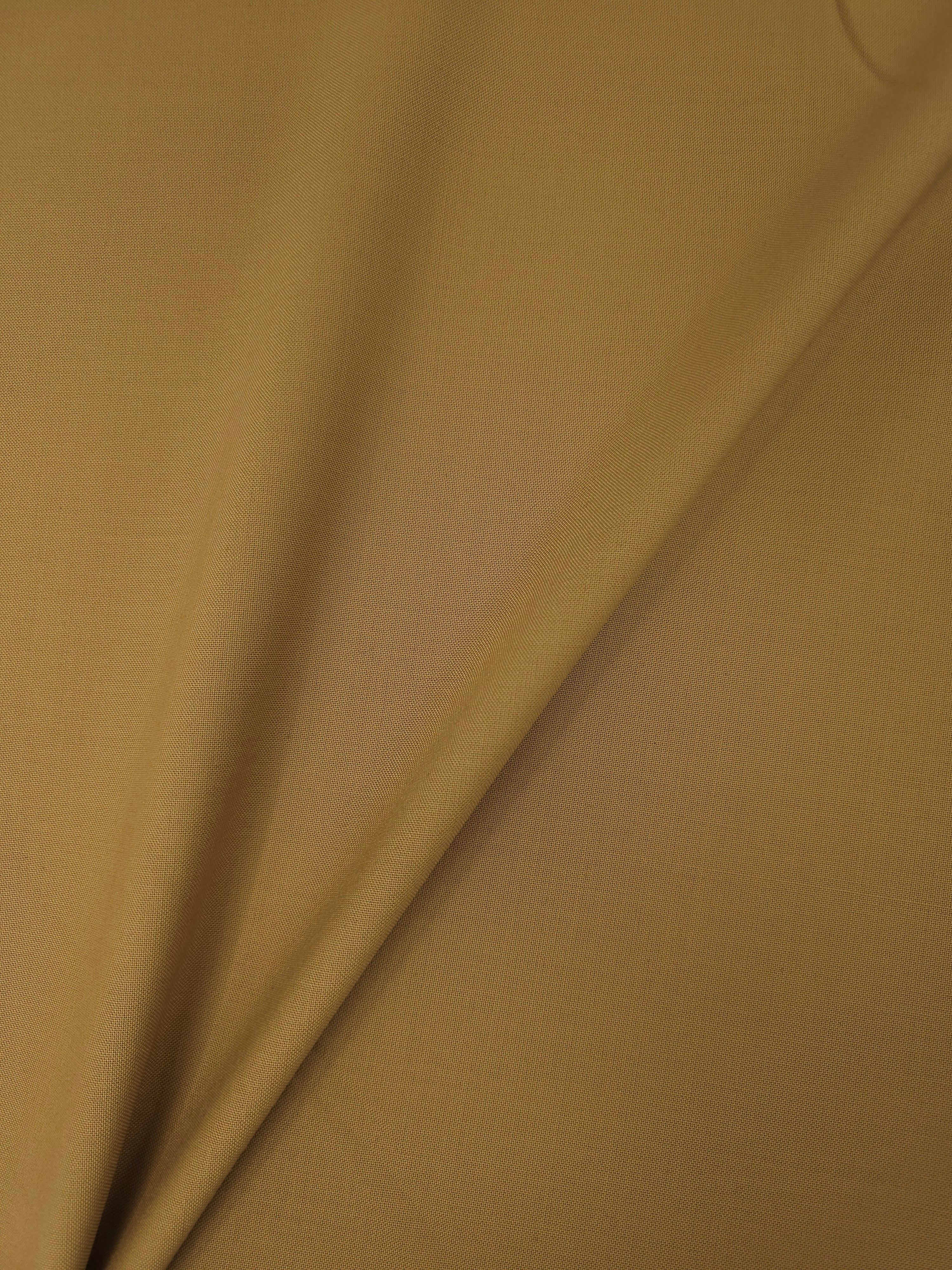 Mustard Poly Wool Suiting - 2m Piece