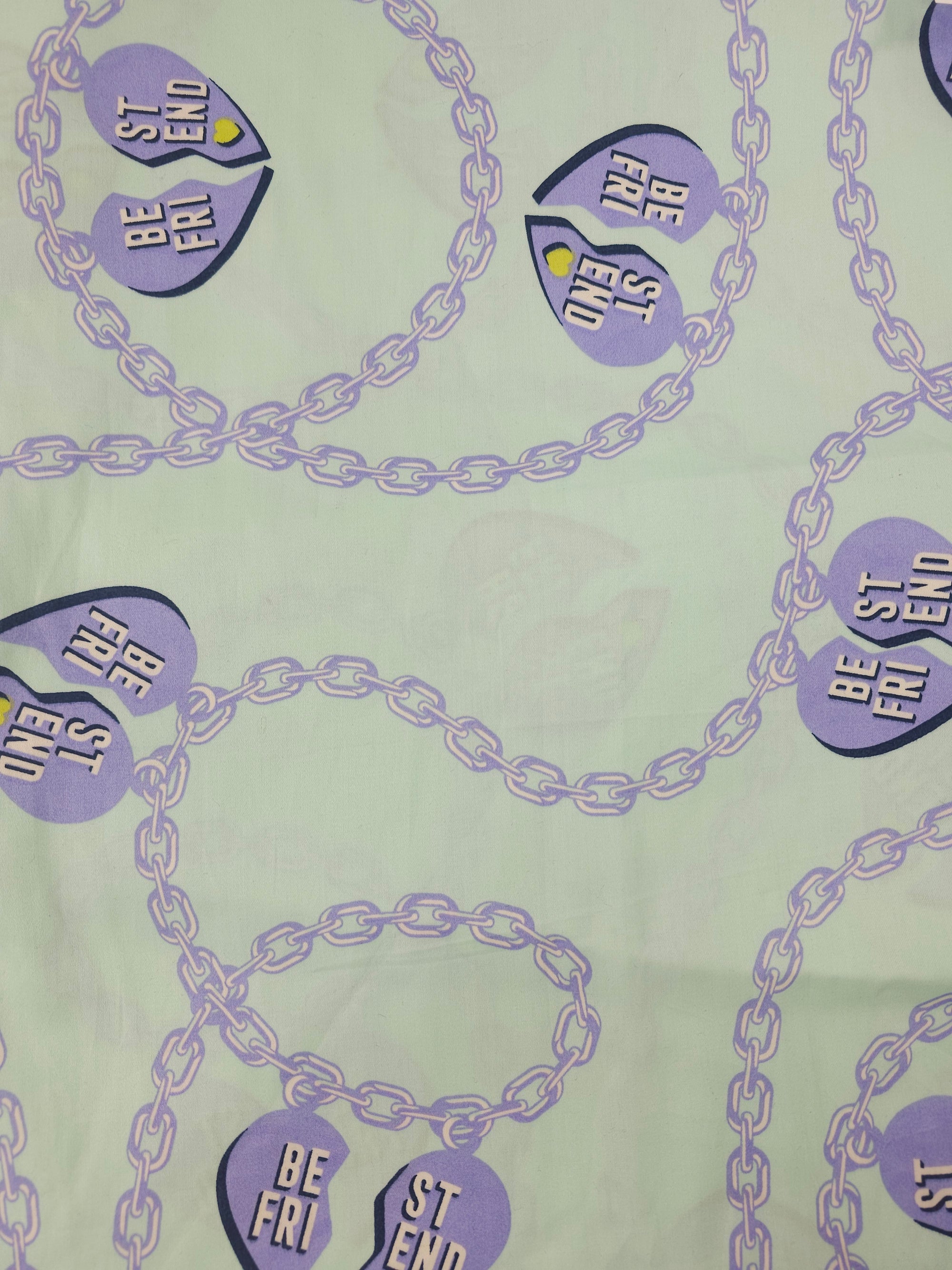 Mintie bestie Cotton sateen- 2.6m piece