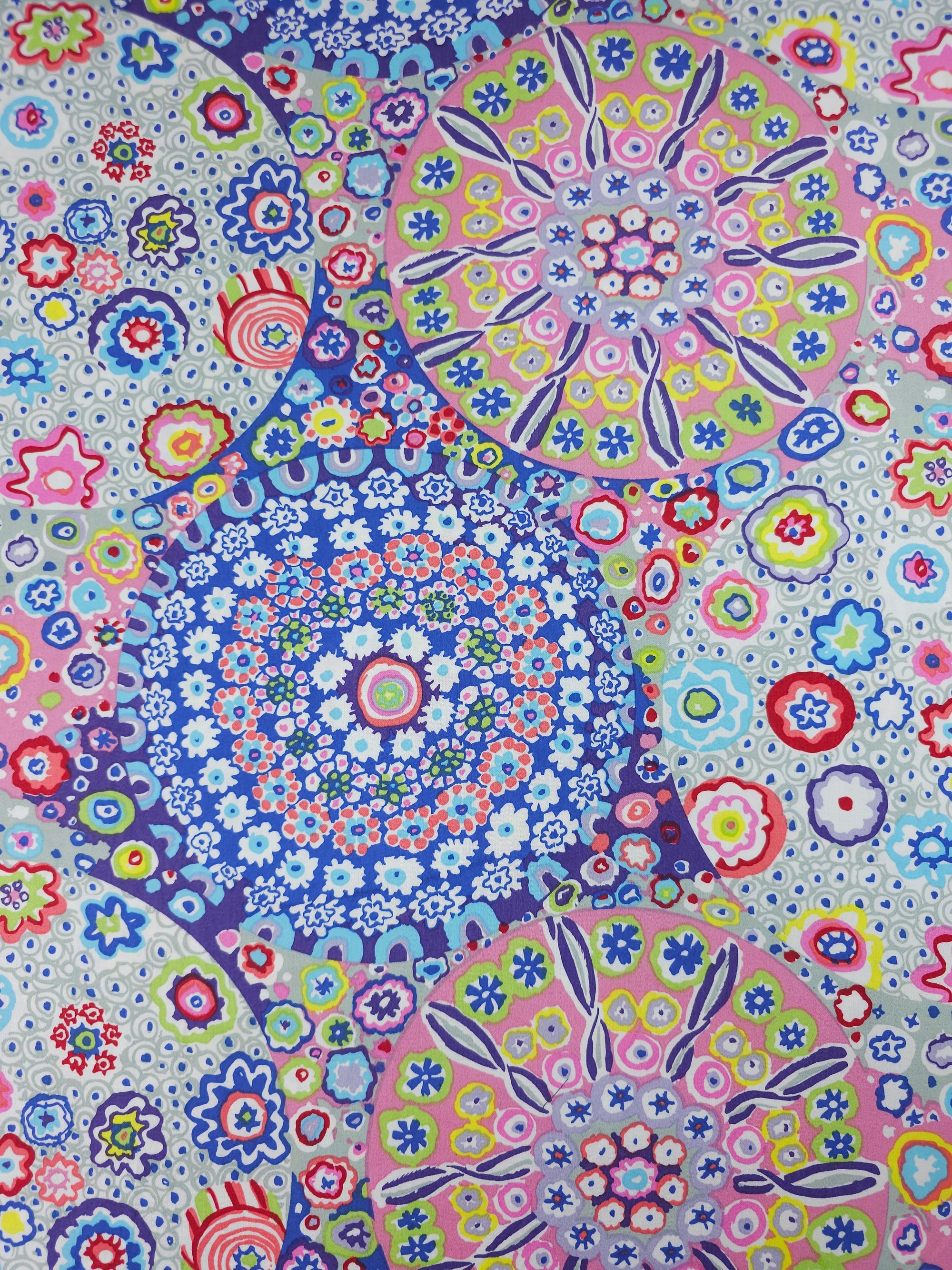 Spring Millefiore Cotton Sateen 108" - Kaffe Fassett *EXTRA WIDE*