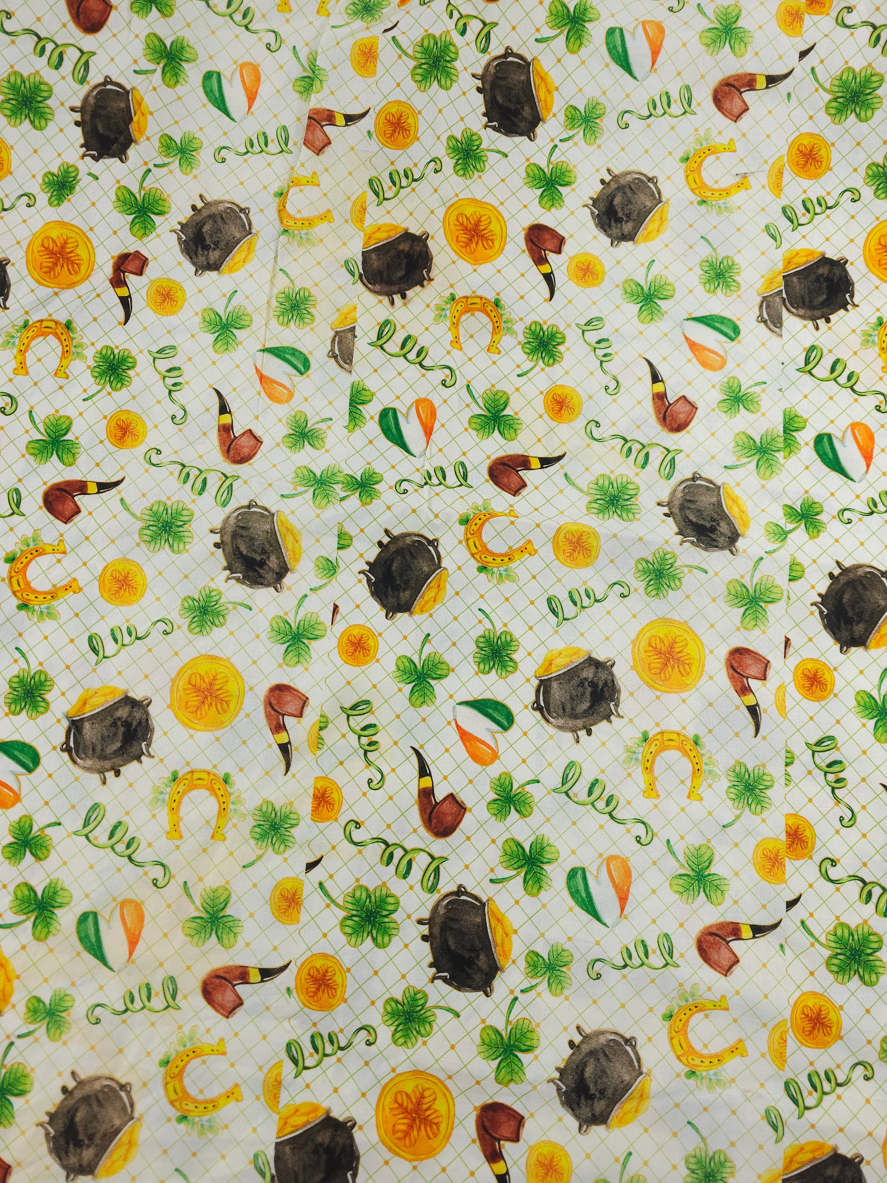 Irish Luck Cotton - 1.3m Piece