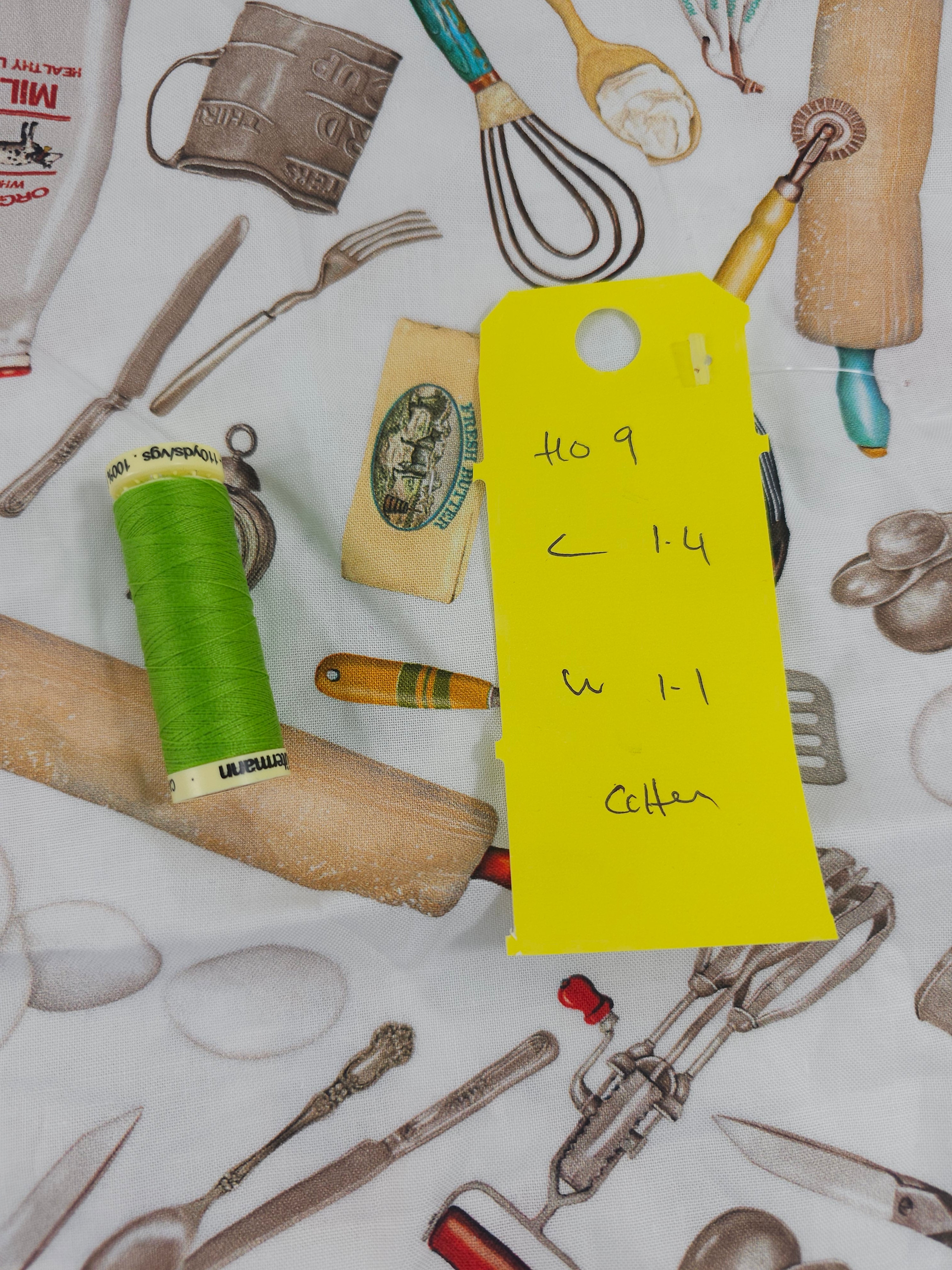 Kitchen utensils Cotton- 1.4m piece