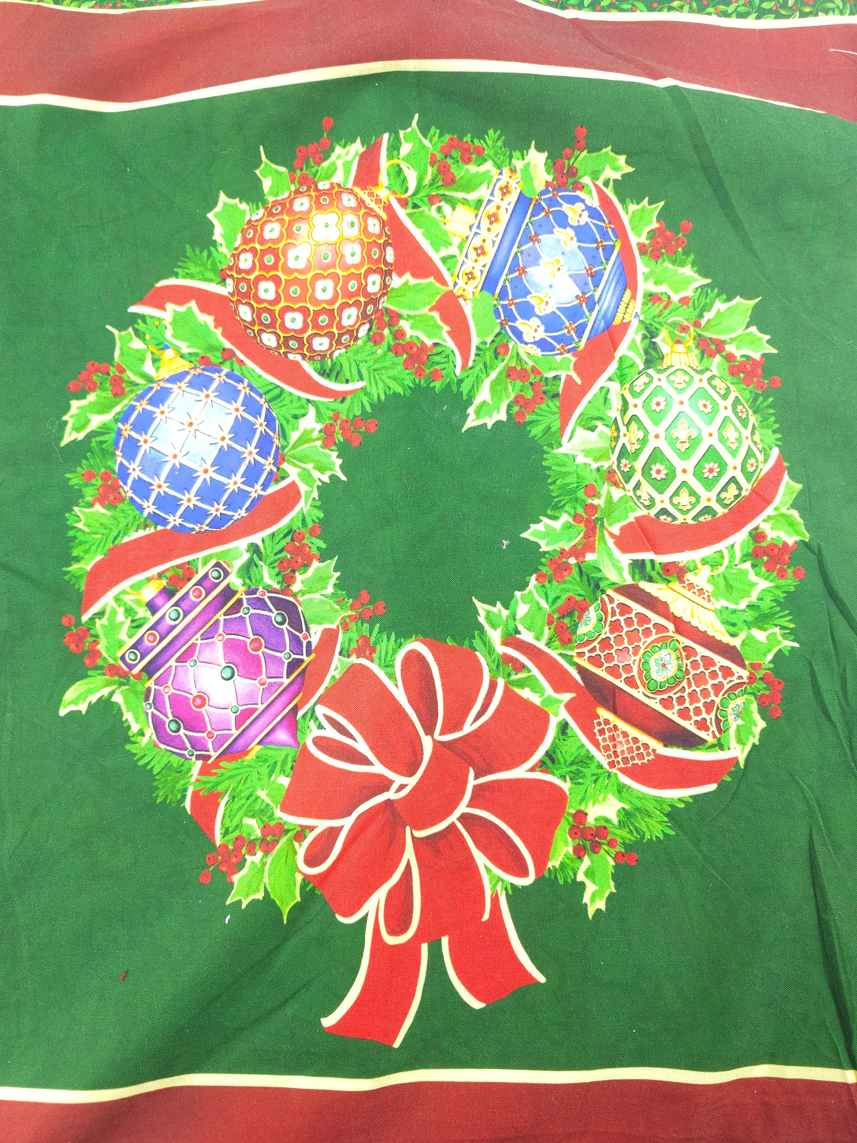 Christmas wreath Cotton- 3.3m piece