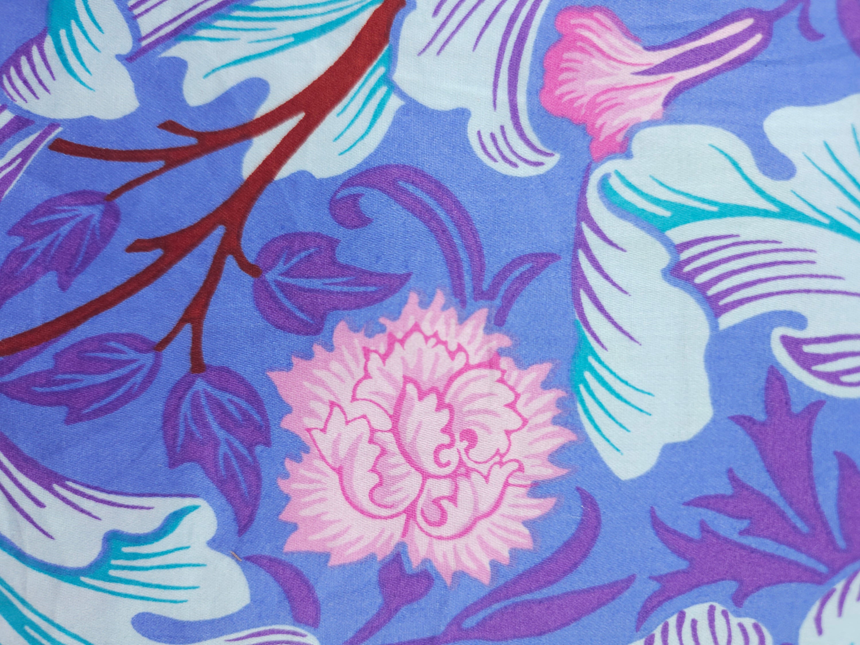 Lavender Floral Free Spirit Cotton Sateen - 1.80m Piece