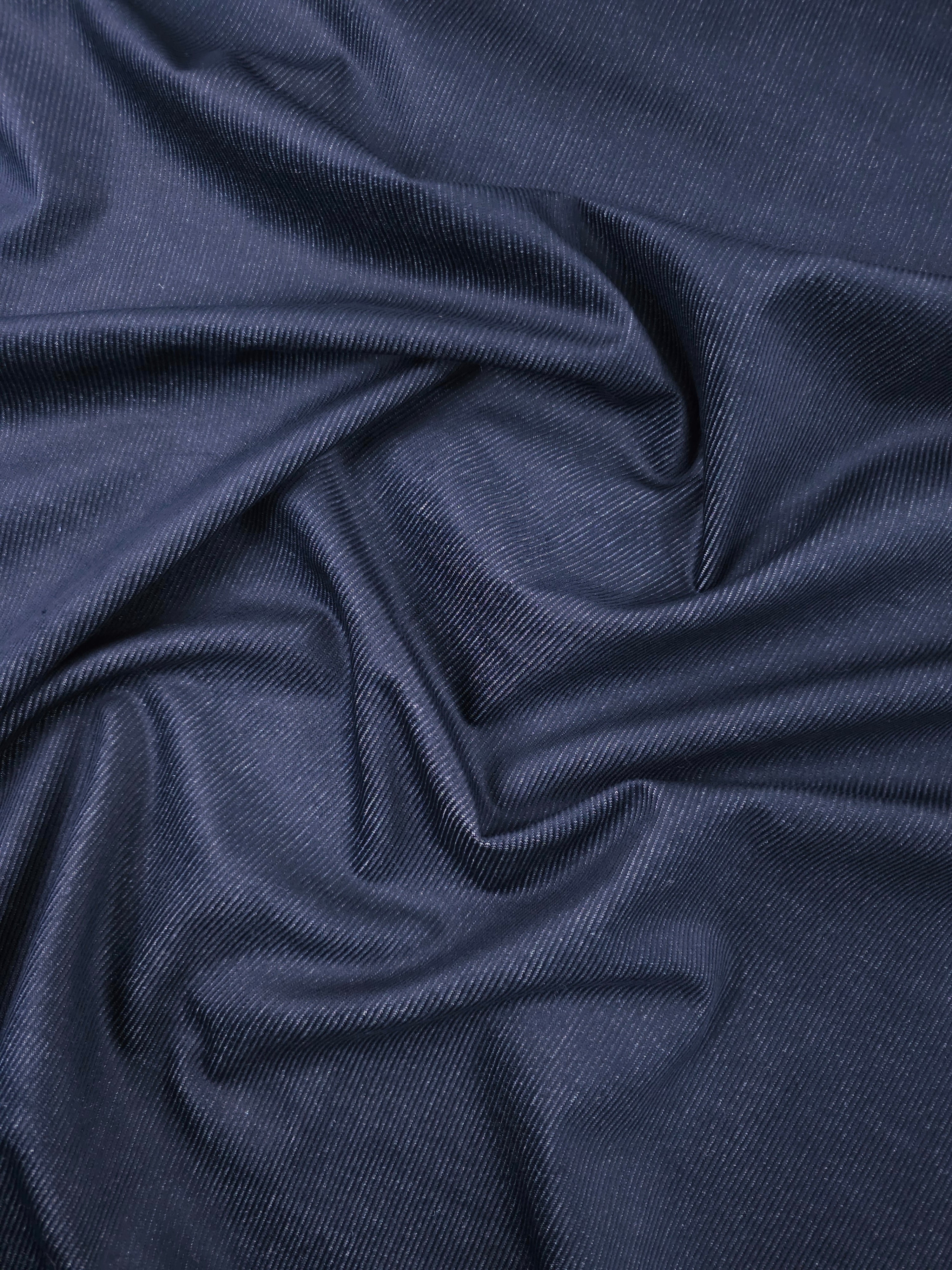 Dark Navy Denim Look Corduroy