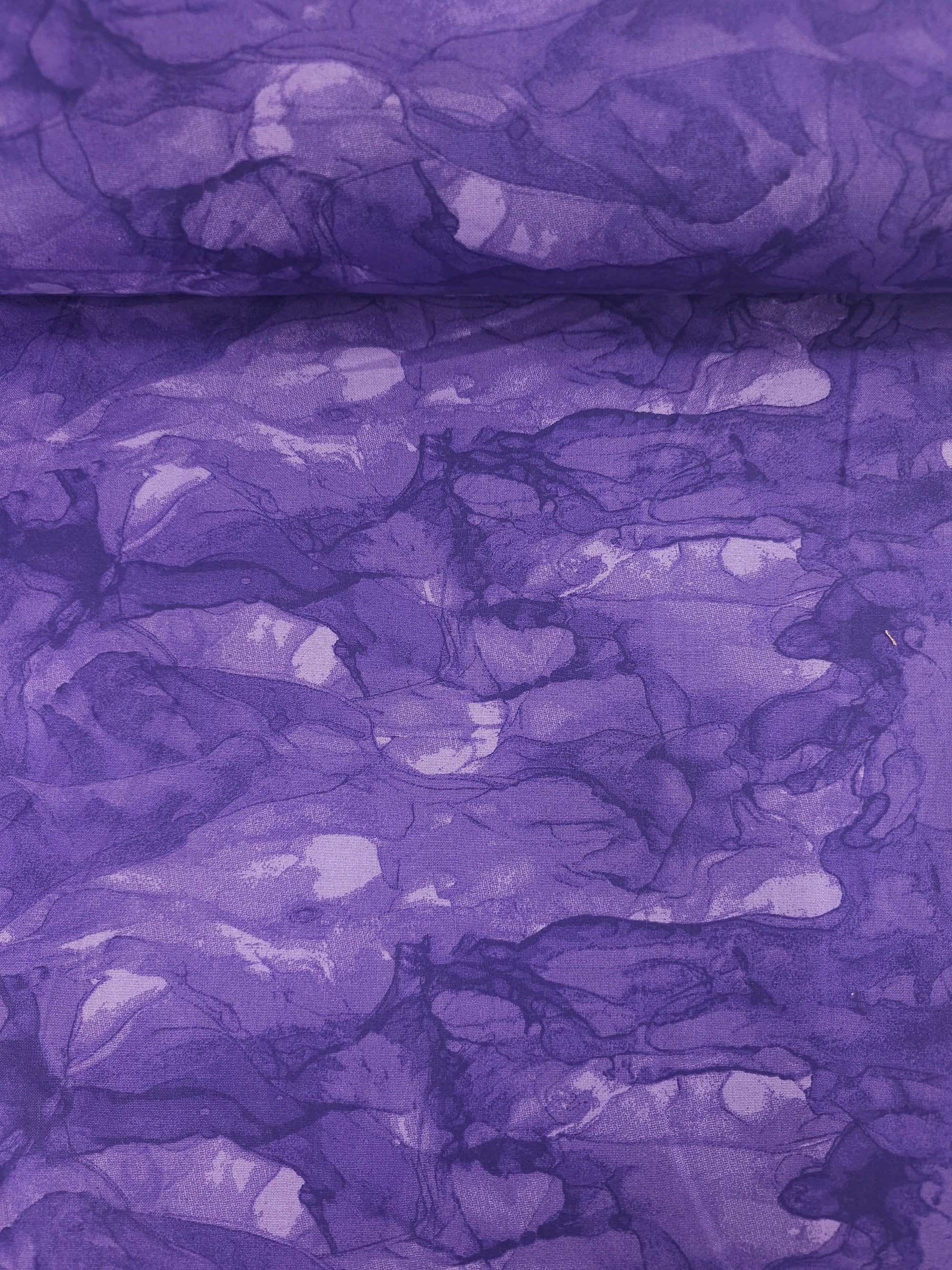 Deep Purple Marble Diffusion 100% Cotton