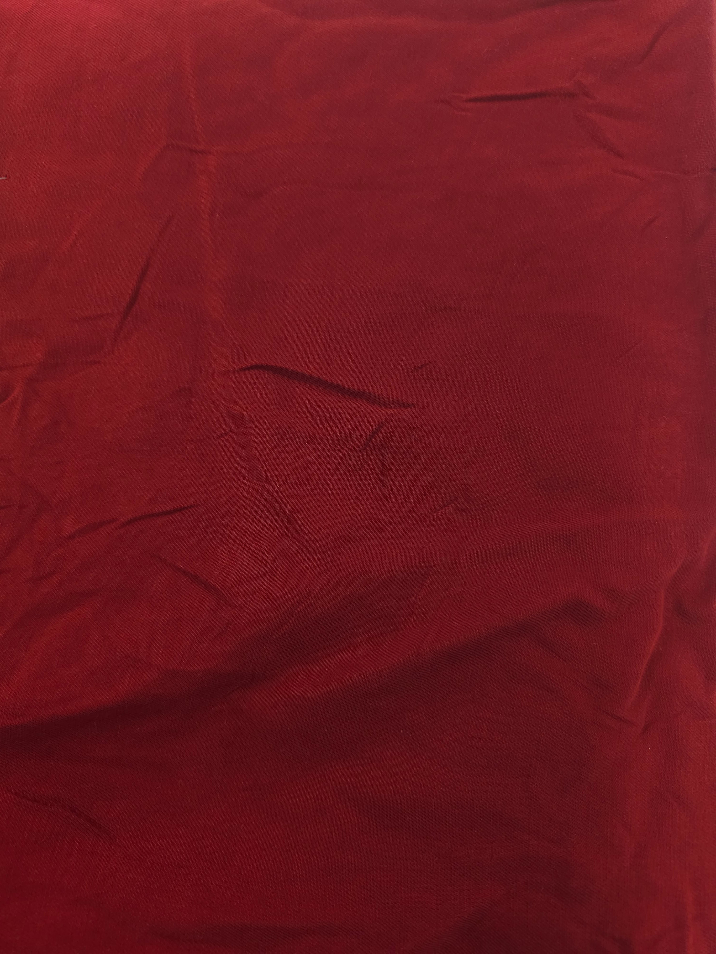 Burgandy Modal Viscose- 1m piece