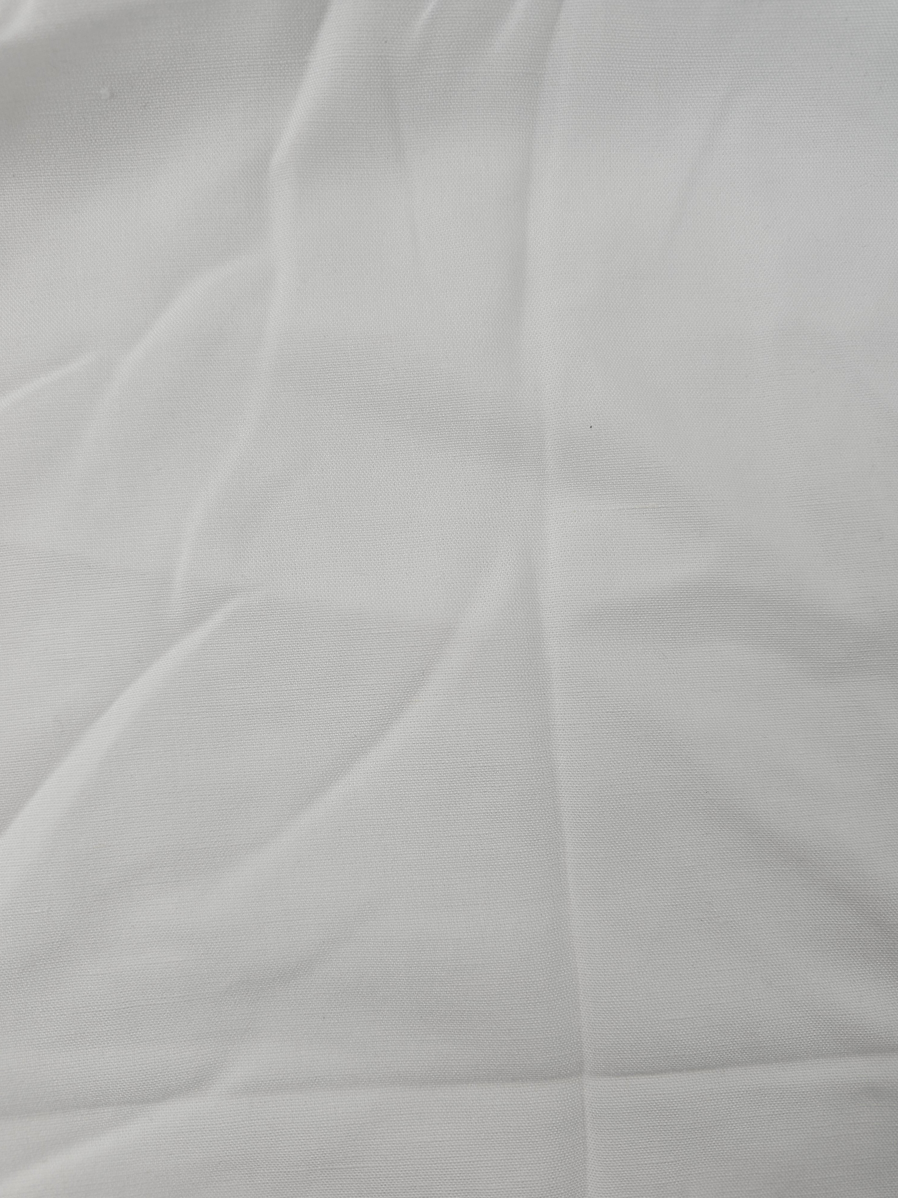 White Fabric- 1m piece