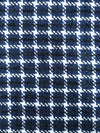 Navy/Black Lurex Check Wool