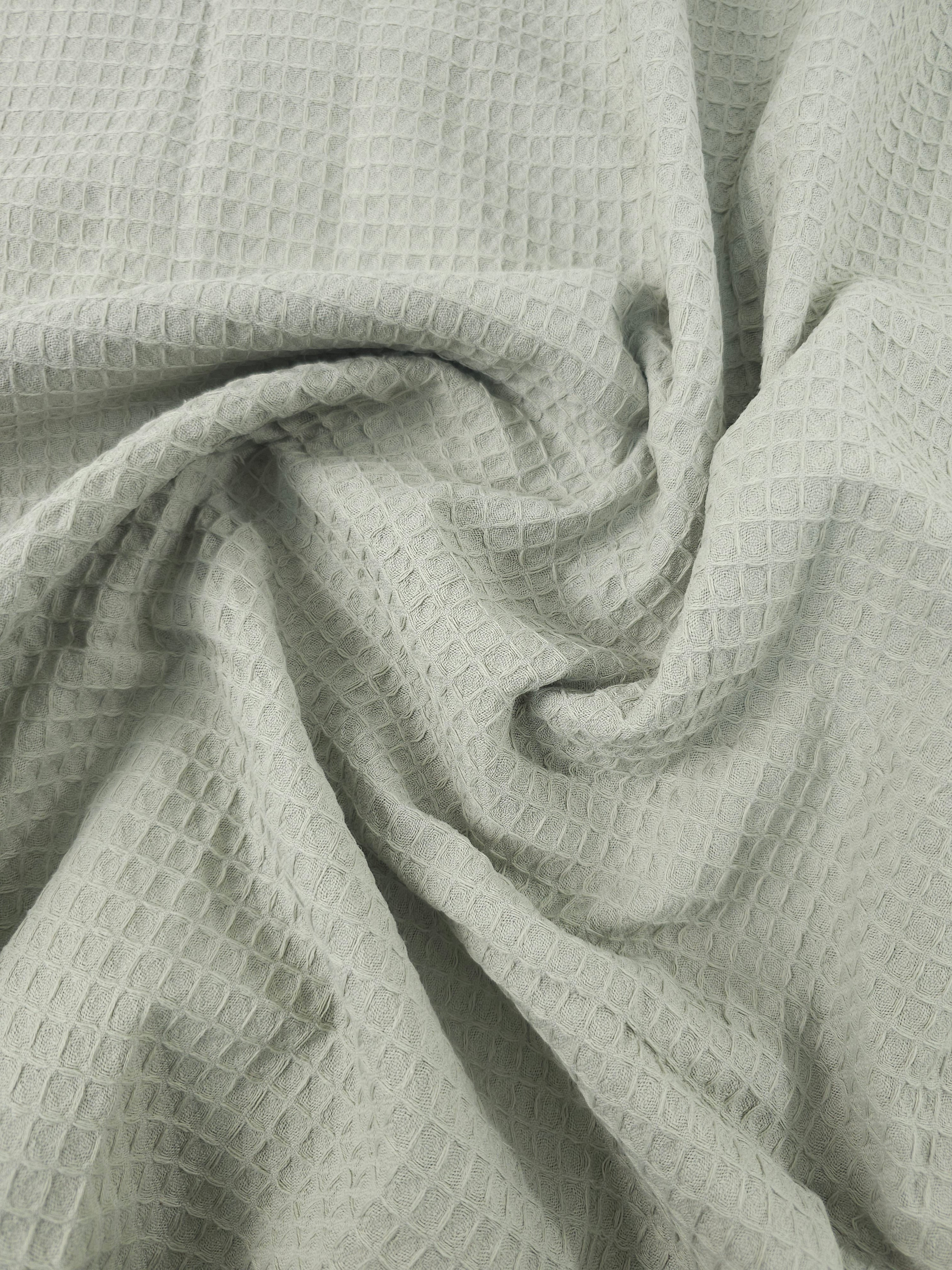 Pale Sage Waffle Cotton *EXTRA WIDE*