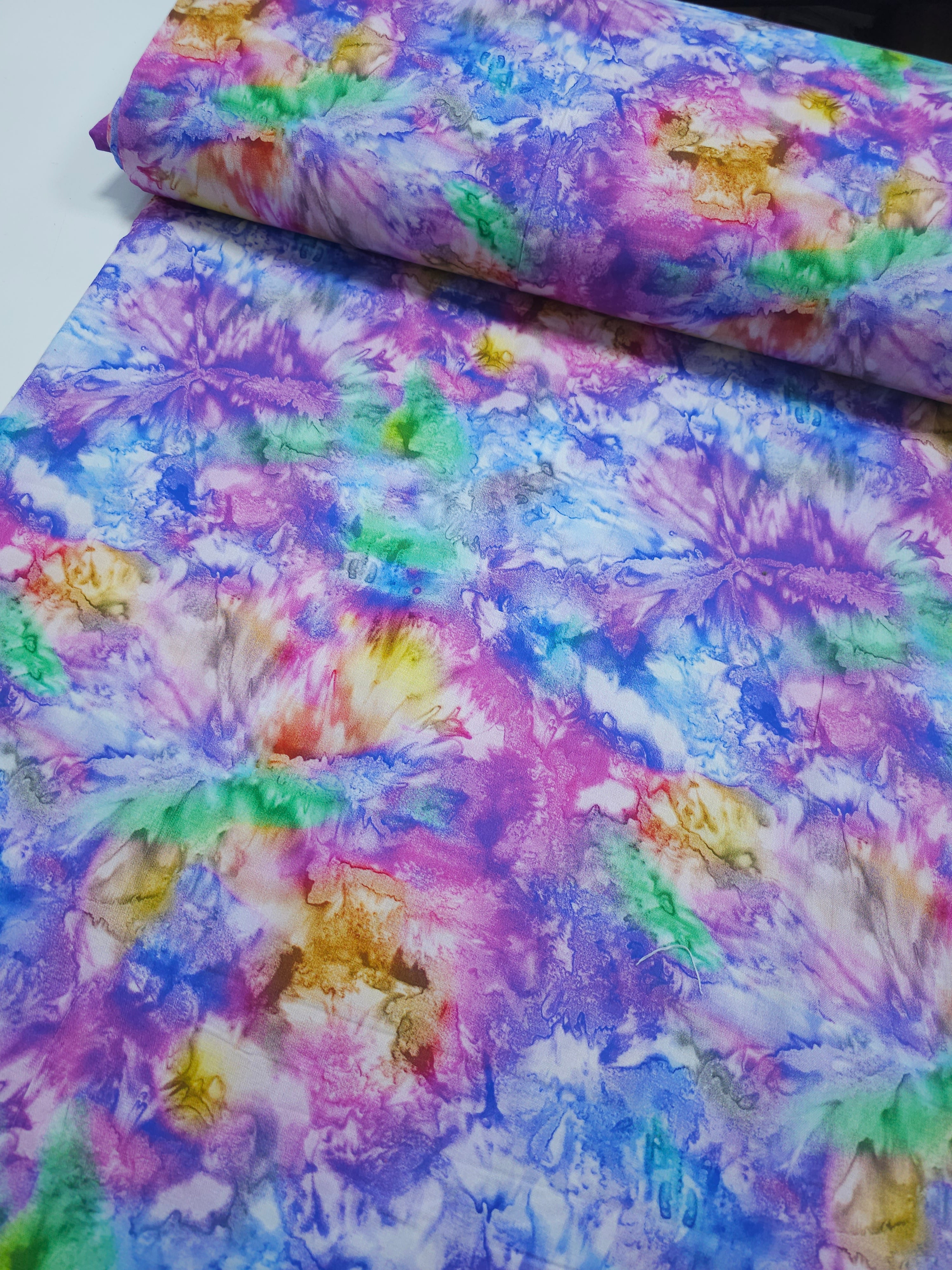 Multicolour Marble Diffusion 100% Cotton