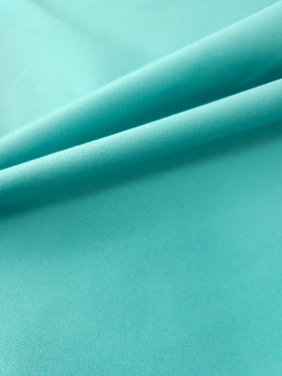 Light Teal Brushed Cotton Twill Mix